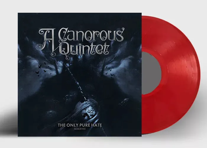 A CANOROUS QUINTET: The Only Pure Hate (MMXVIII) LP(red vinyl, reimagined 90s Swedish BM/DM classic)