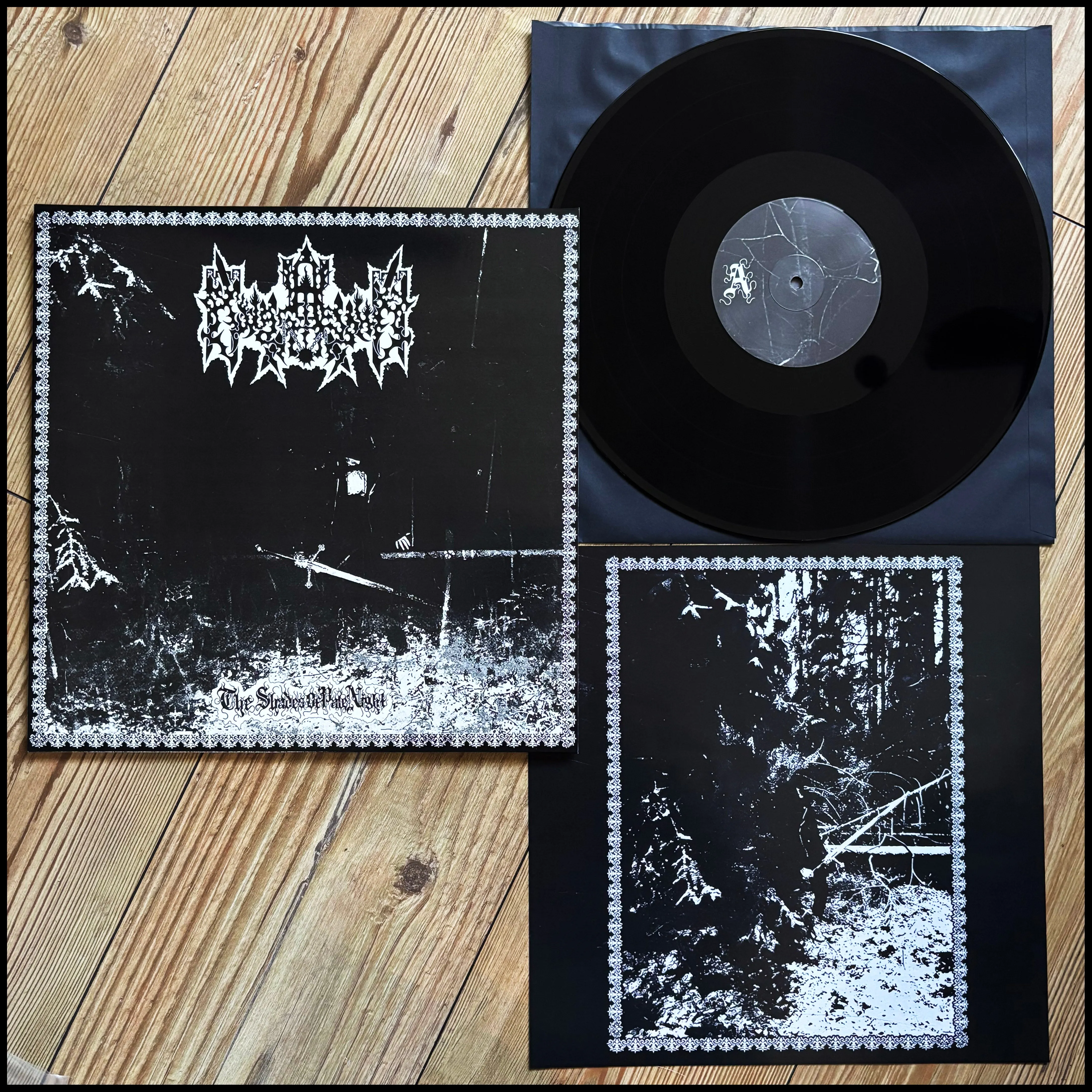 ANGSTLOCH: The Shades of Pale Night LP (primitive, mysterious, raw black metal with synth black metal, black vinyl)