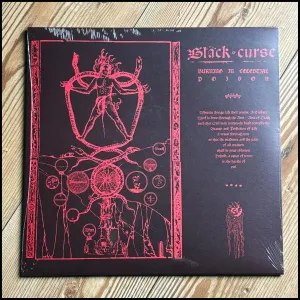 BLACK CURSE: Burning In Celestial Poison LP  (black vinyl, feat members of Primitive Man, Spectral Voice, and Khemmis)