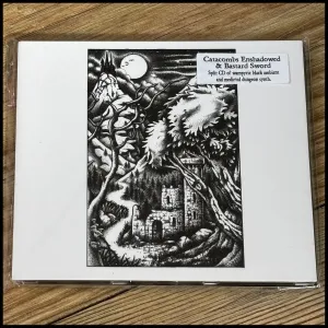 CATACOMBS ENSHADOWED/BASTARD SWORD: Blood Rites and Ancient Oaths CD digipack (sealed, dungeon synth split)