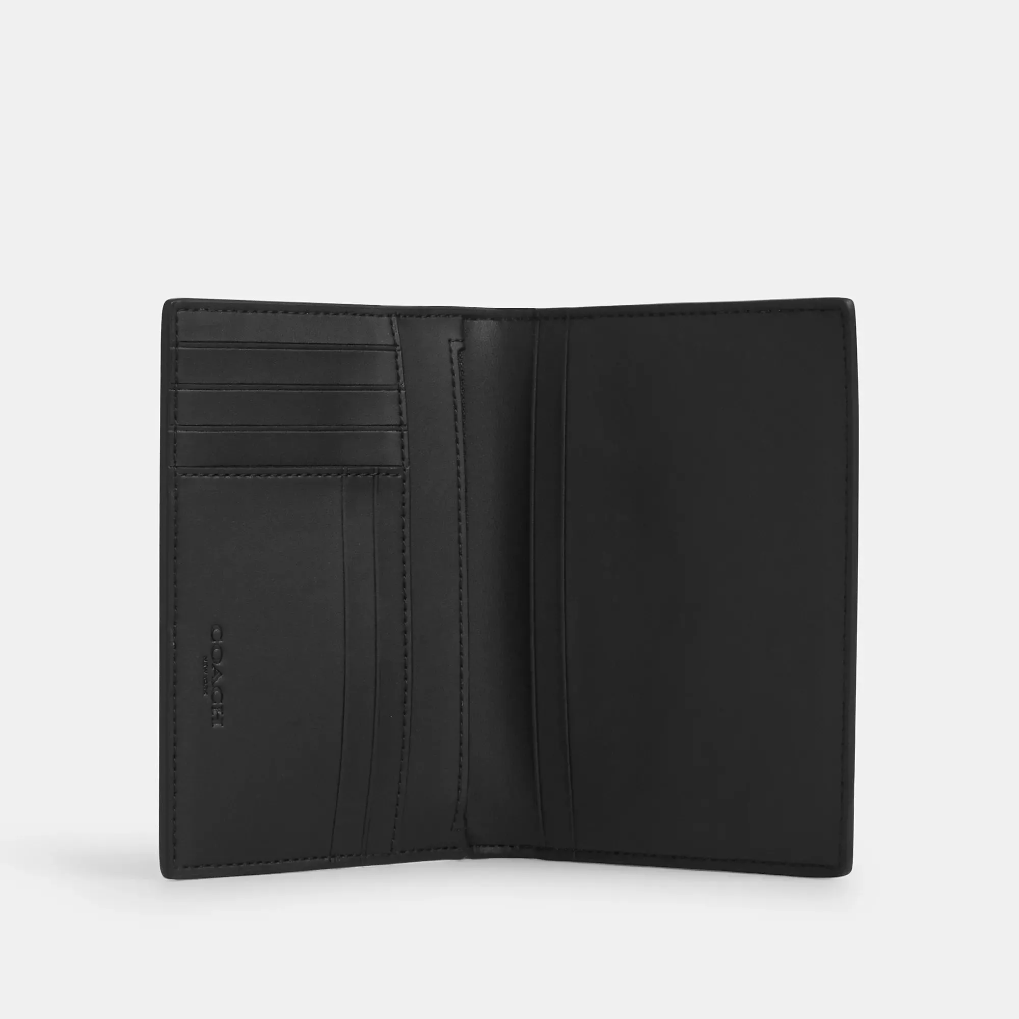 Coach Outlet Passport Card Case In Signature Canvas With Patches