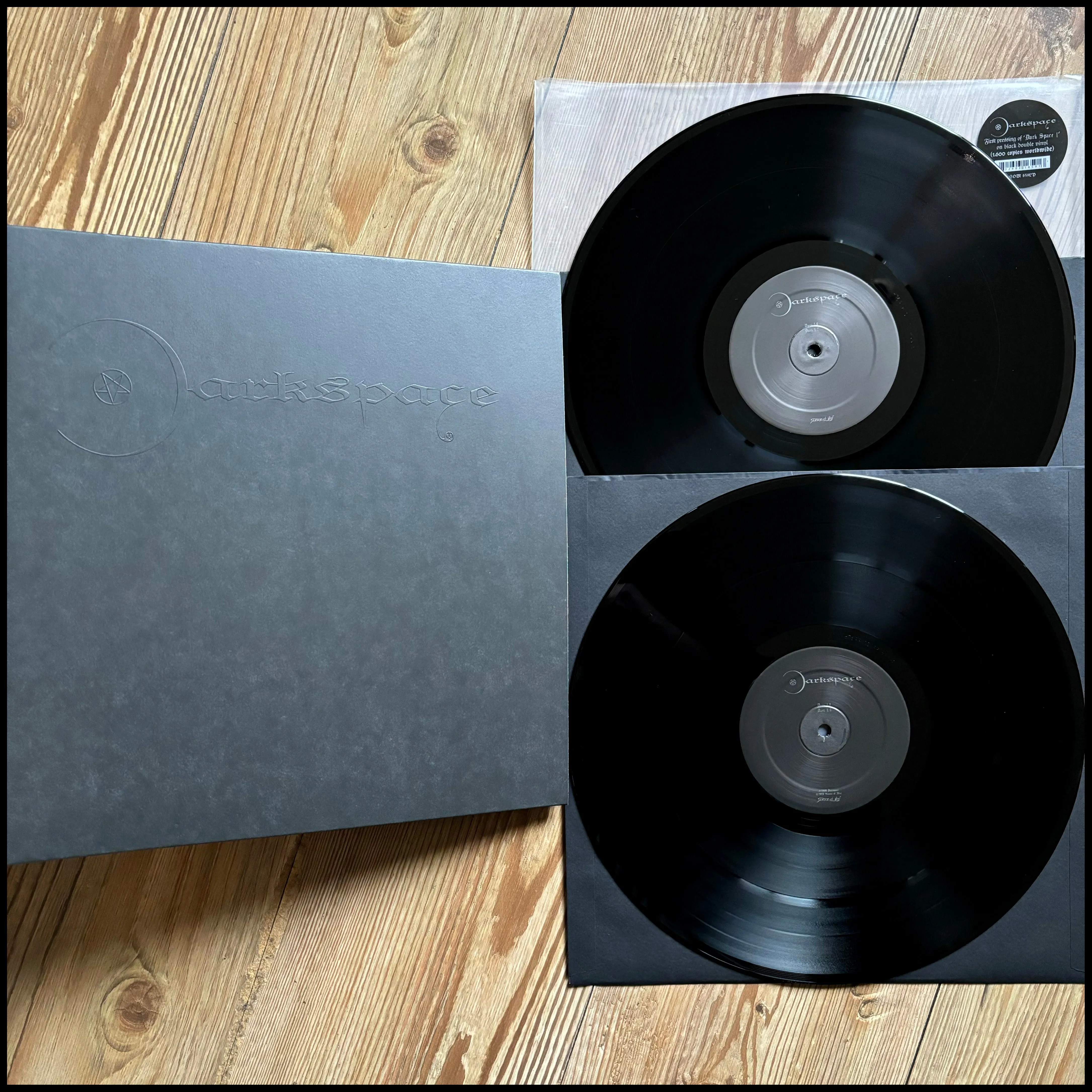 DARKSPACE: Darkspace I [2003] double black LP (2 x black vinyl, gatefold sleeve)