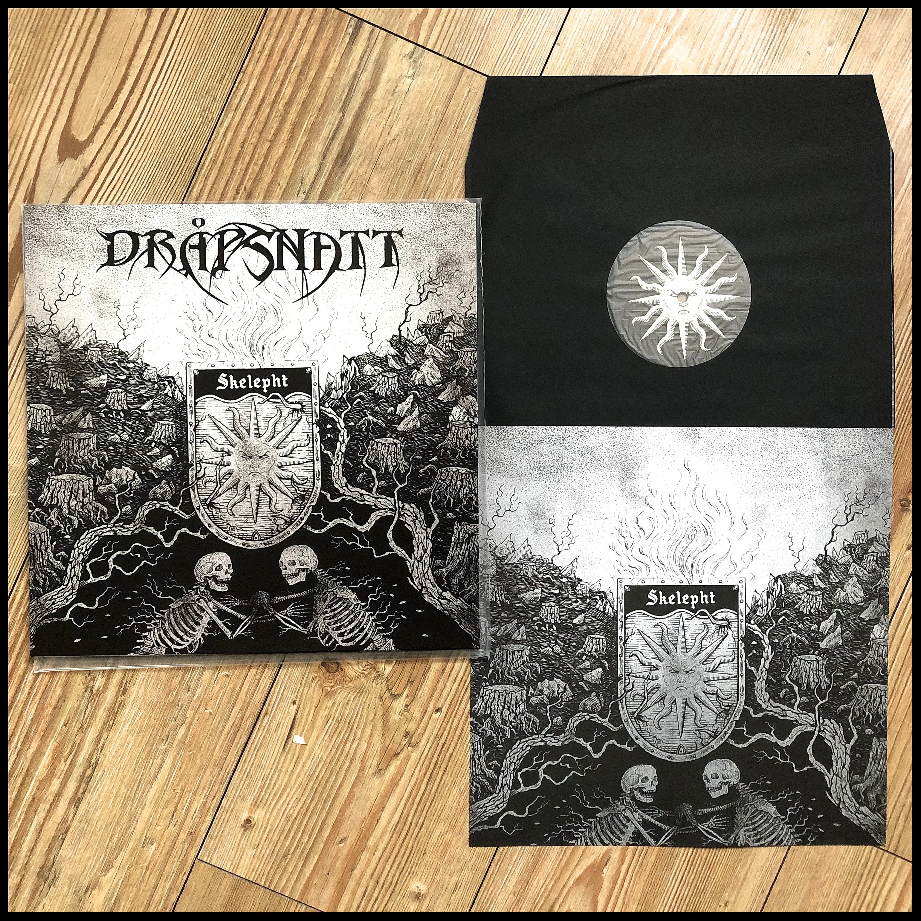 DRÅPSNATT: Skelepht LP (black vinyl - great band combining Ulver Lifelover, Lustre, Fen, Burzum etc)