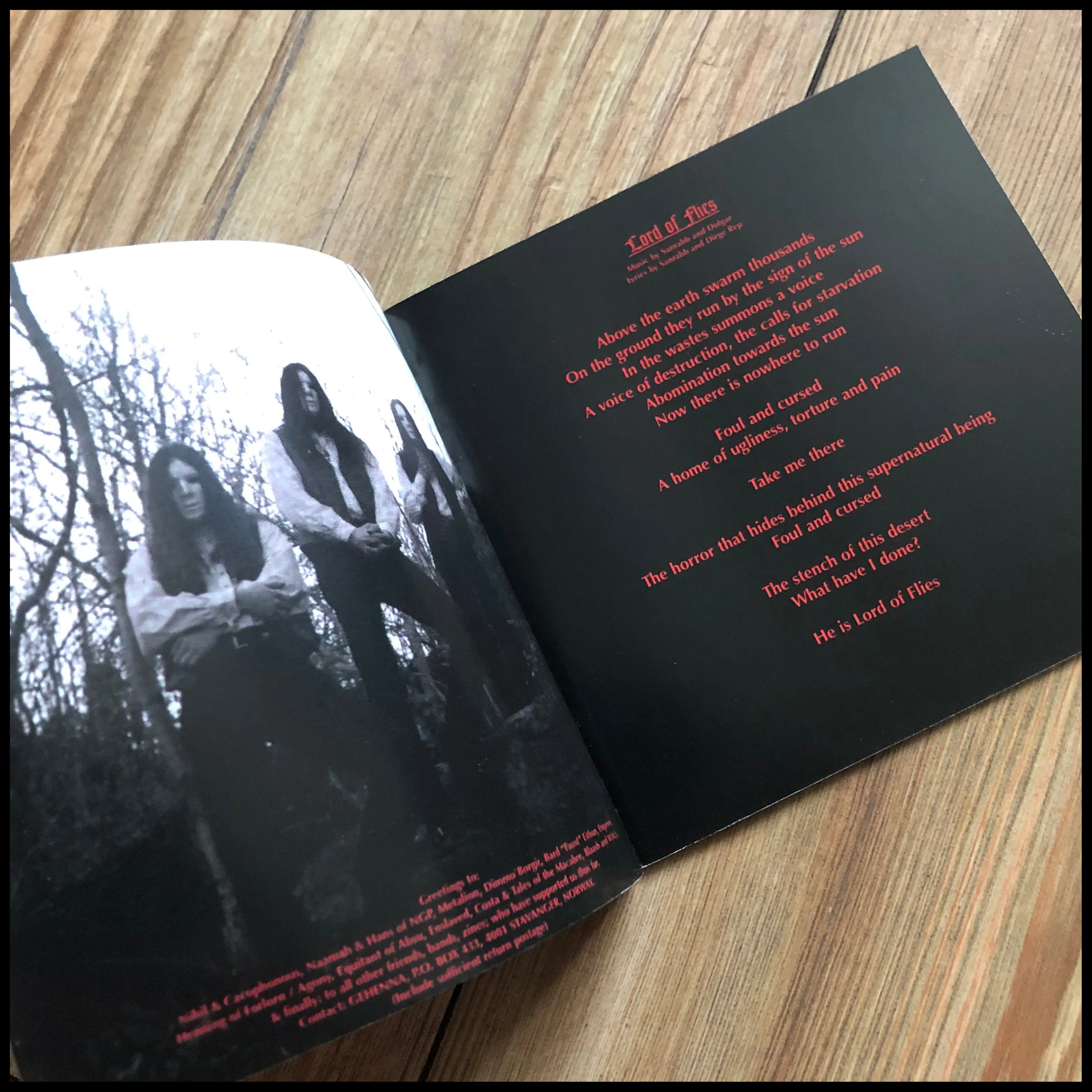 GEHENNA: Seen Through The Veils Of Darkness (The Second Spell) CD (original version, unplayed)