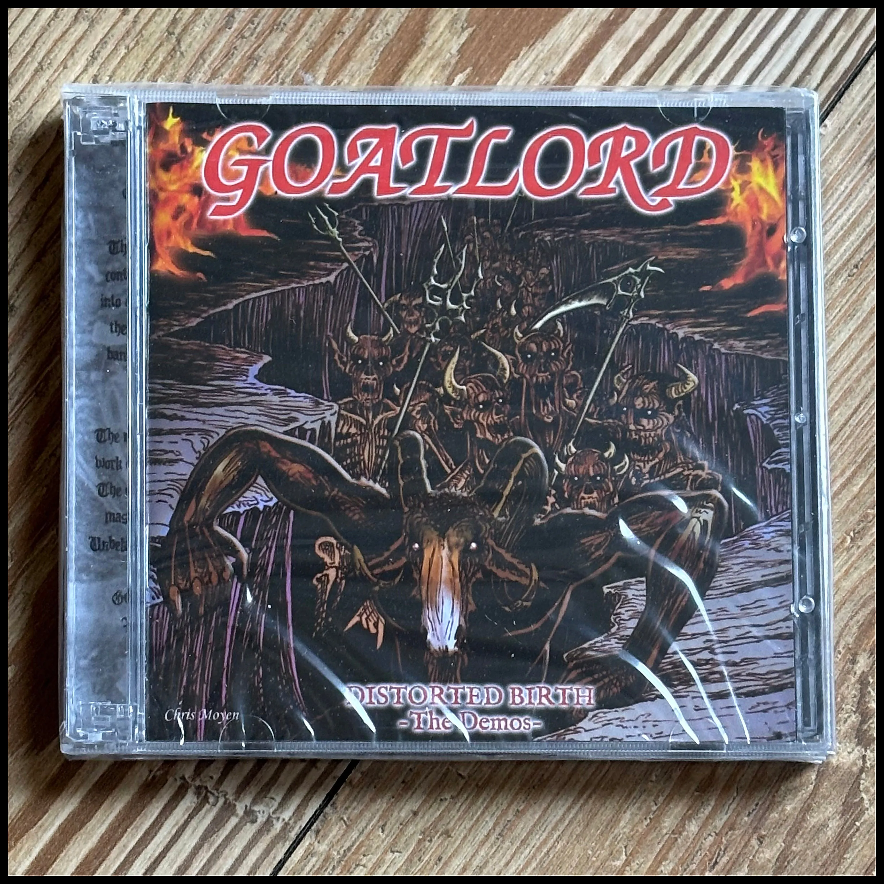 GOATLORD: Distorted Birth: The Demos double CD (2 x CD, classic demos, ltd to 300, sealed)