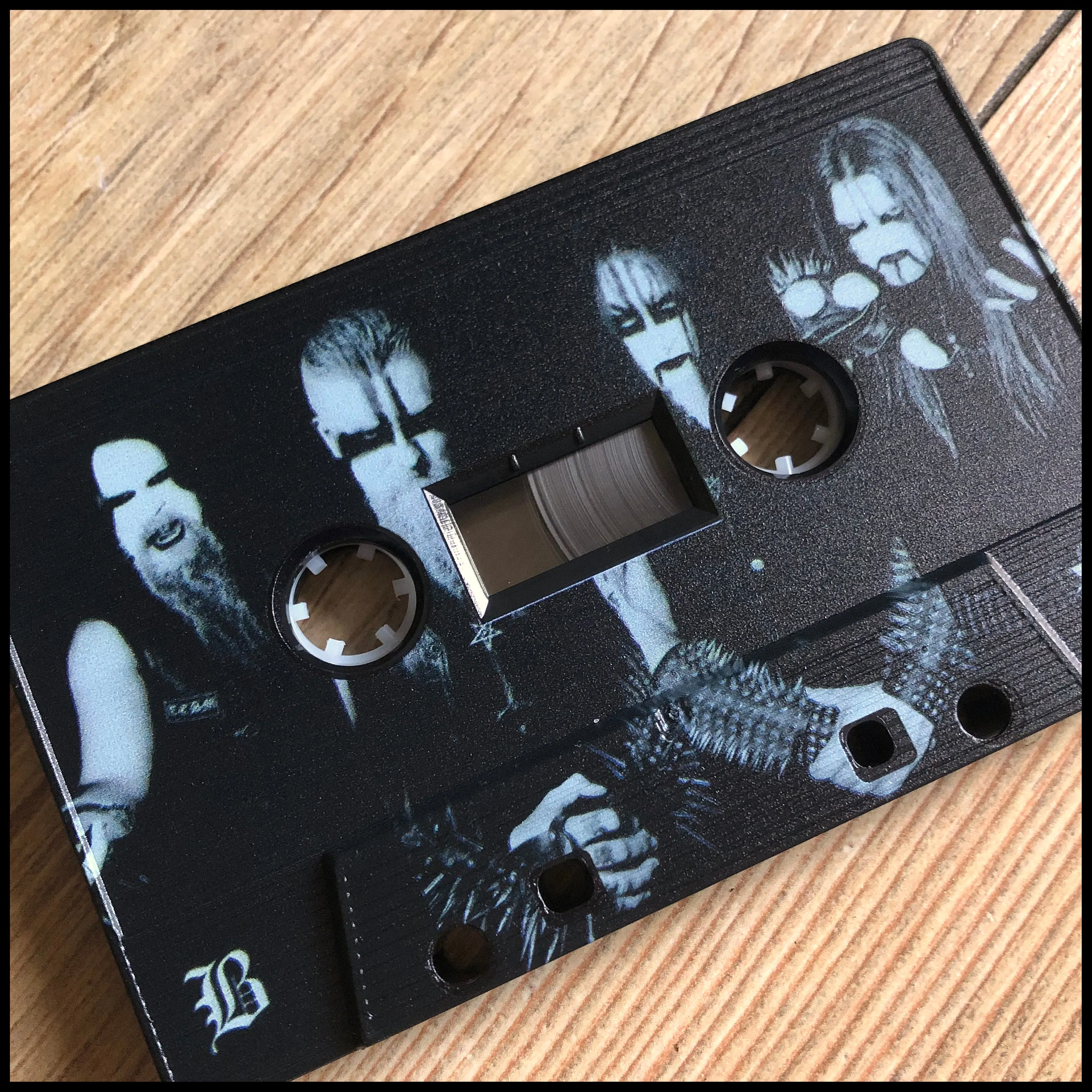 HEATHEN DEITY: True English Black Metal cassette (released by Cult Never Dies, limited edition printed cassette)