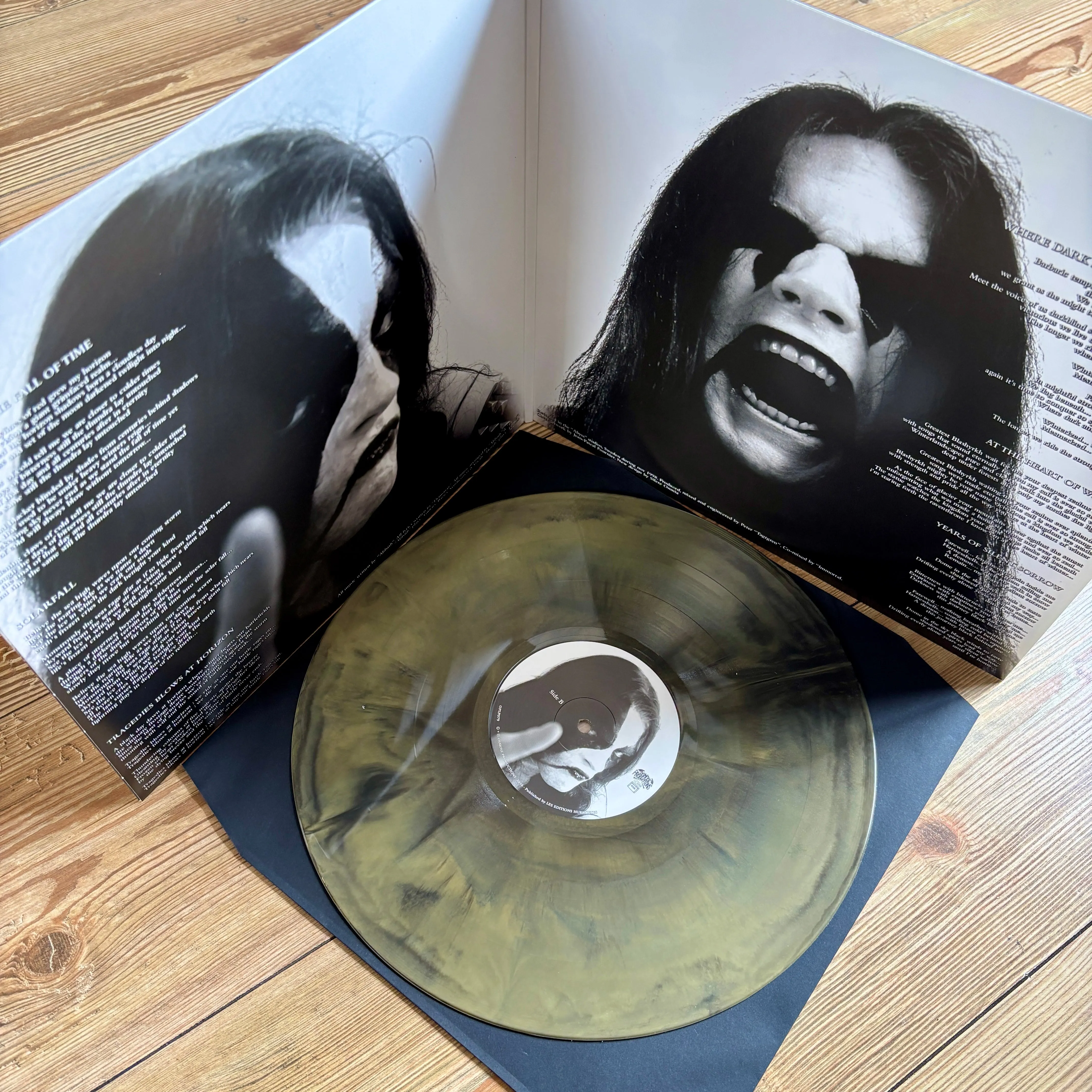 IMMORTAL: At The Heart Of Winter LP (black/gold galaxy vinyl, gatefold sleeve with hotfoil)