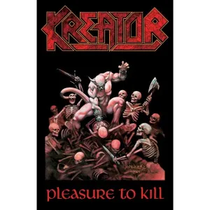 KREATOR: PLEASURE TO KILL large flag / textile poster