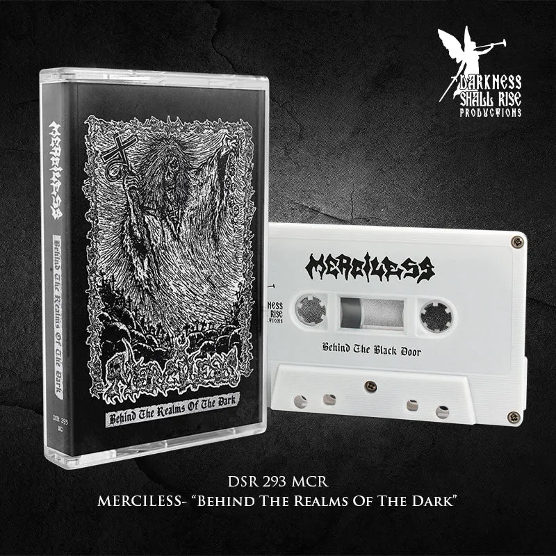 MERCILESS: Behind the Realms of the Dark cassette (Cult Swedish death/thrash, 1987 and 1988 classic demos)