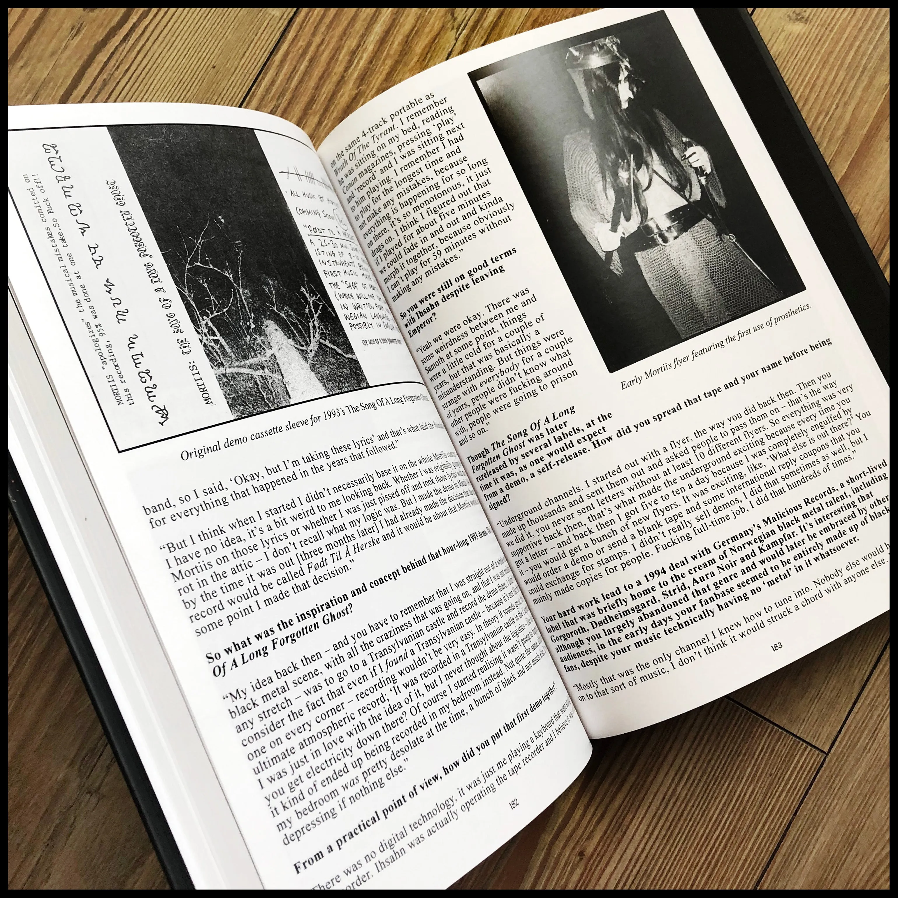 MORTIIS: SECRETS OF MY KINGDOM: RETURN TO DIMENSIONS UNKNOWN hardback book (3rd edition/cover)