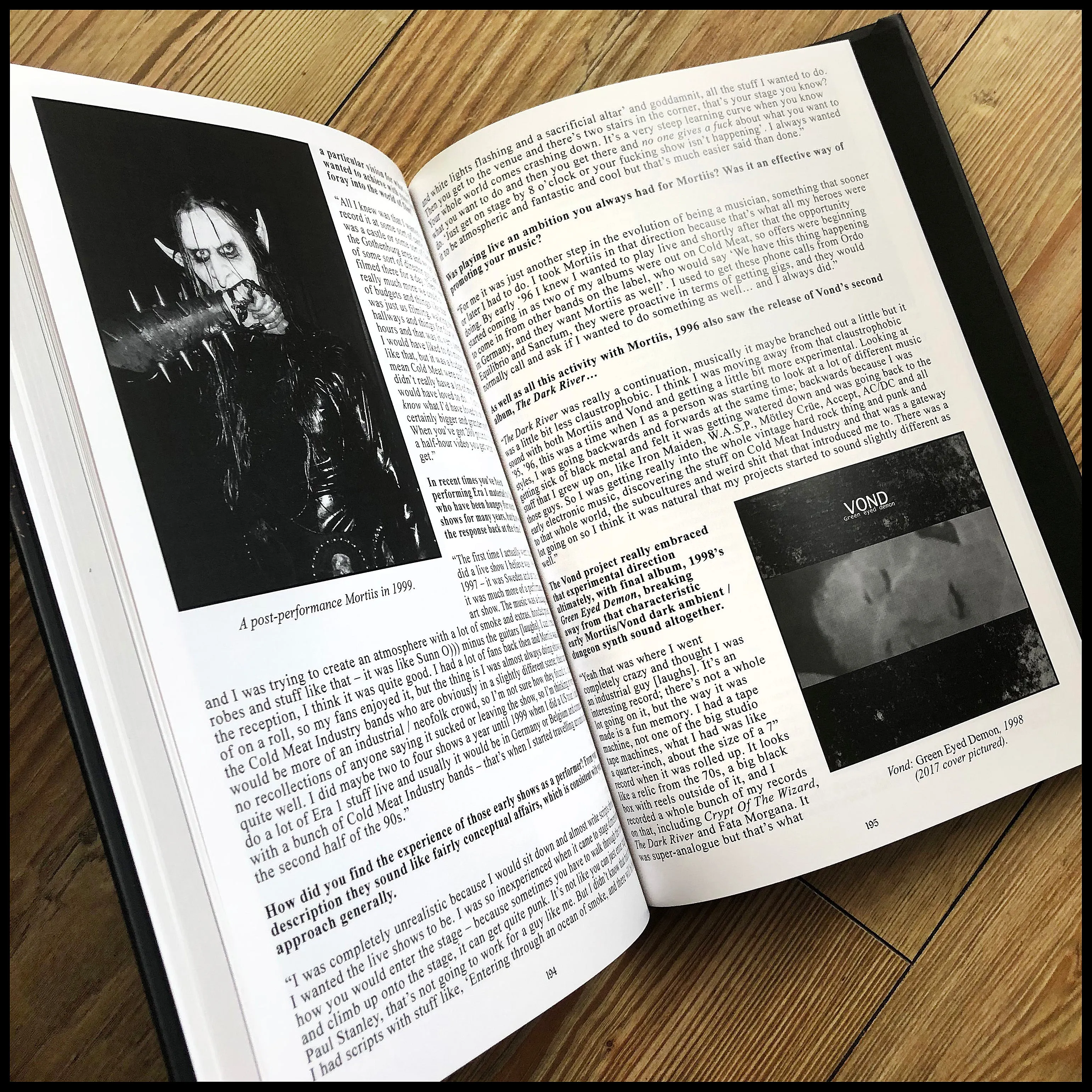 MORTIIS: SECRETS OF MY KINGDOM: RETURN TO DIMENSIONS UNKNOWN hardback book (3rd edition/cover)