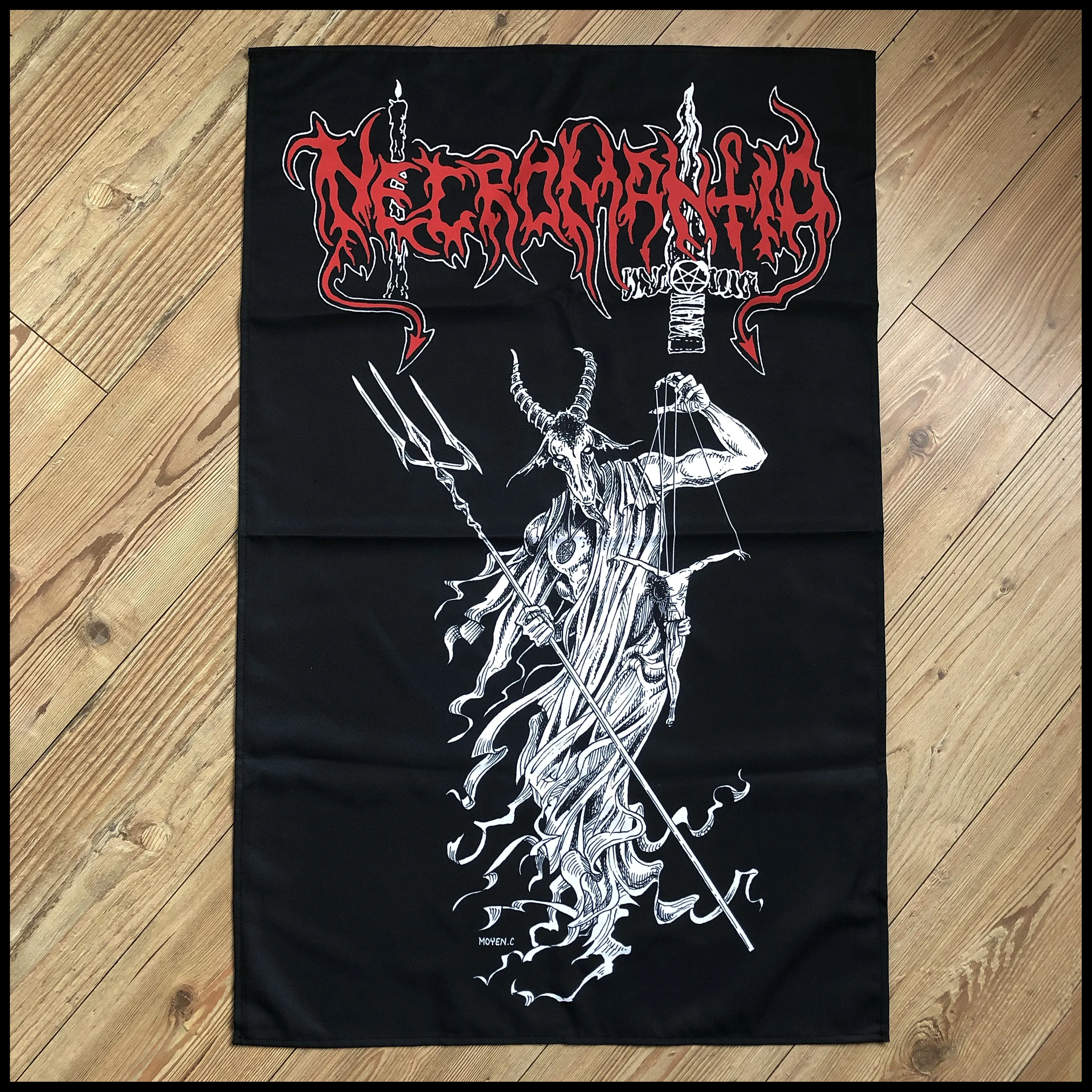 NECROMANTIA large flag / textile poster