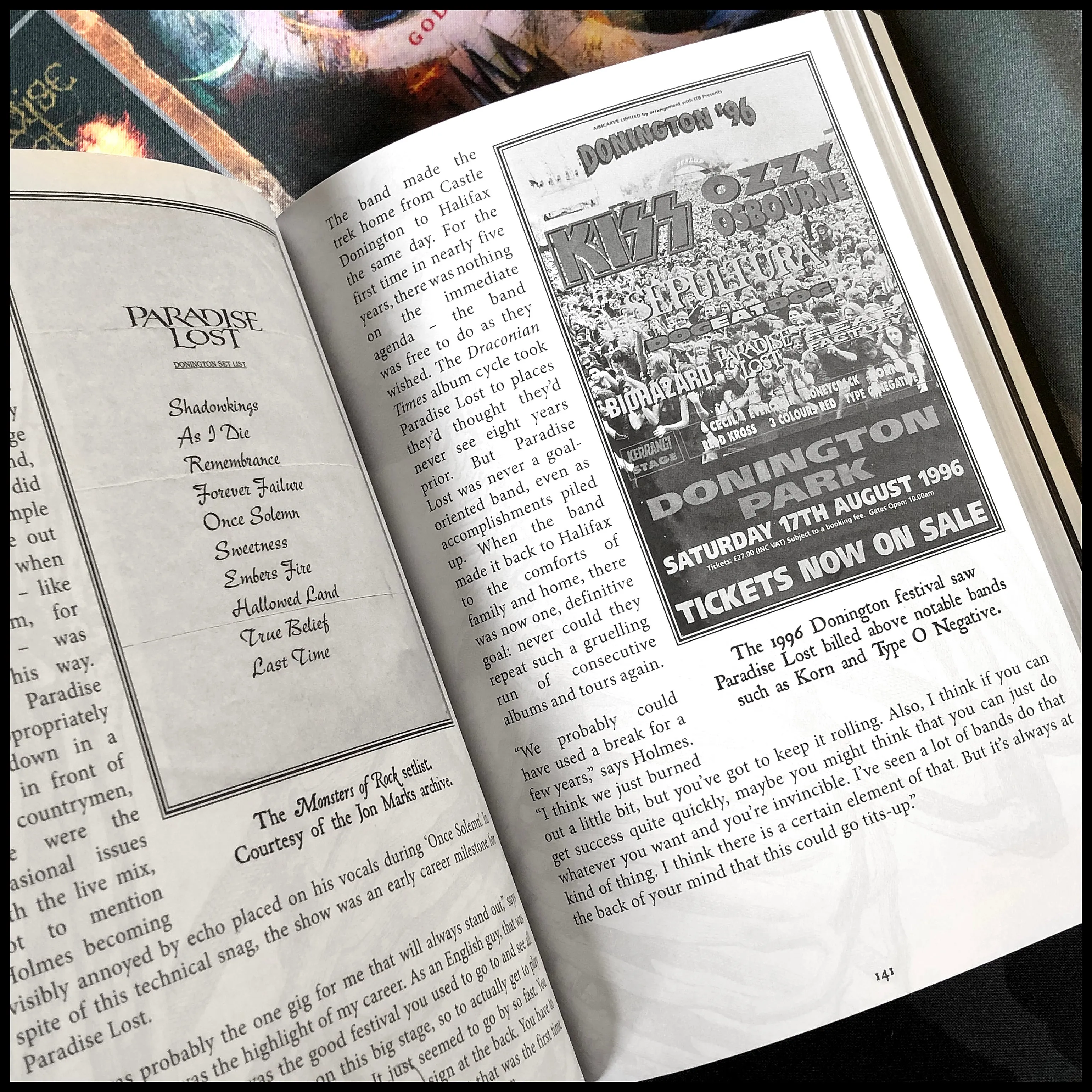 NO CELEBRATION: THE OFFICIAL STORY OF PARADISE LOST - EXTENDED EDITION hardback book
