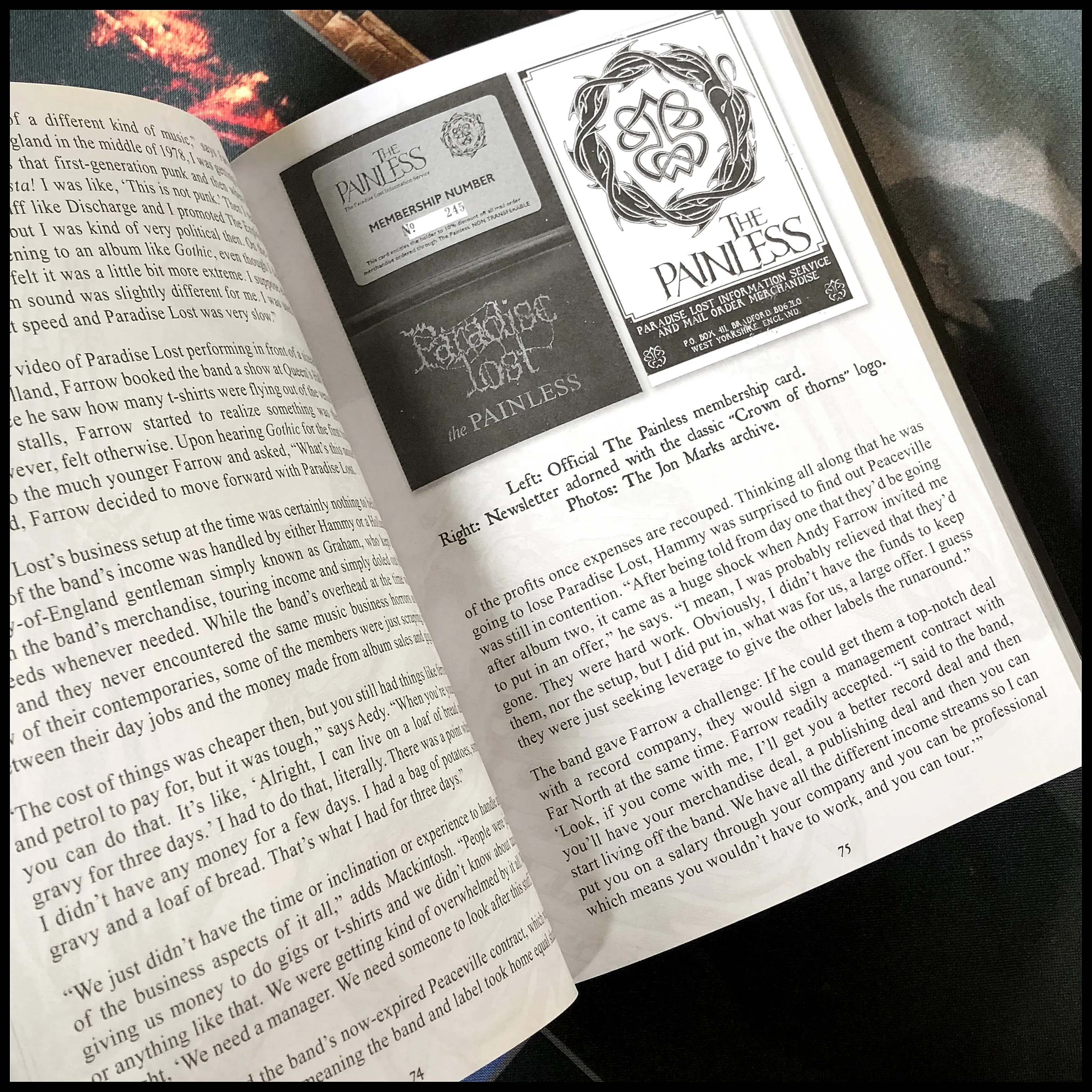 NO CELEBRATION: THE OFFICIAL STORY OF PARADISE LOST - EXTENDED EDITION hardback book