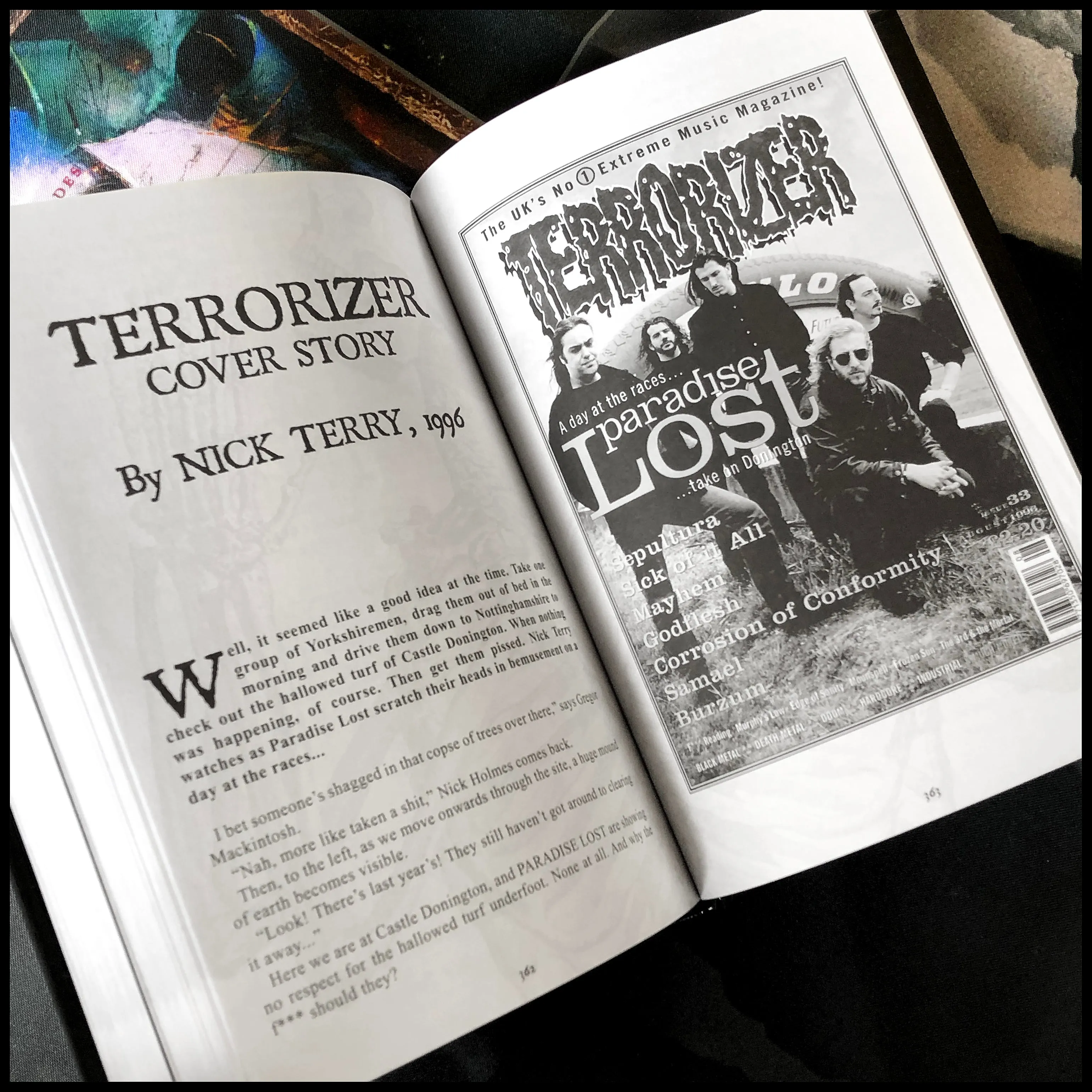NO CELEBRATION: THE OFFICIAL STORY OF PARADISE LOST - EXTENDED EDITION hardback book