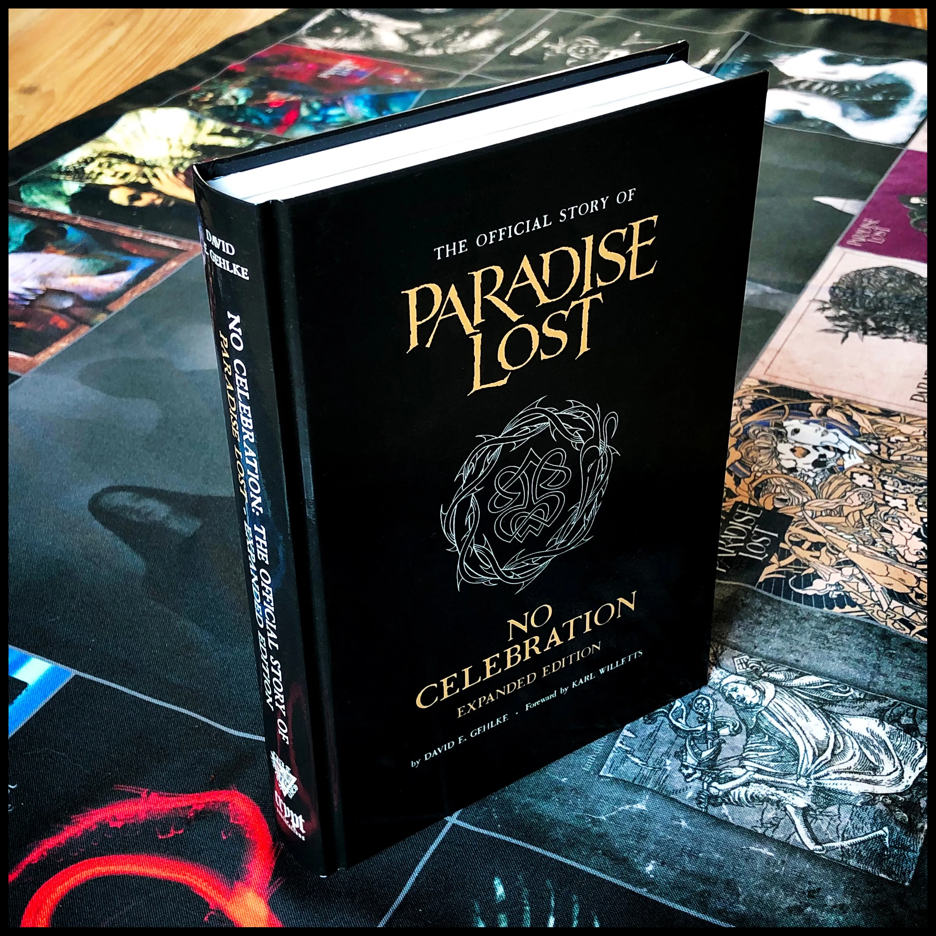 NO CELEBRATION: THE OFFICIAL STORY OF PARADISE LOST - EXTENDED EDITION hardback book