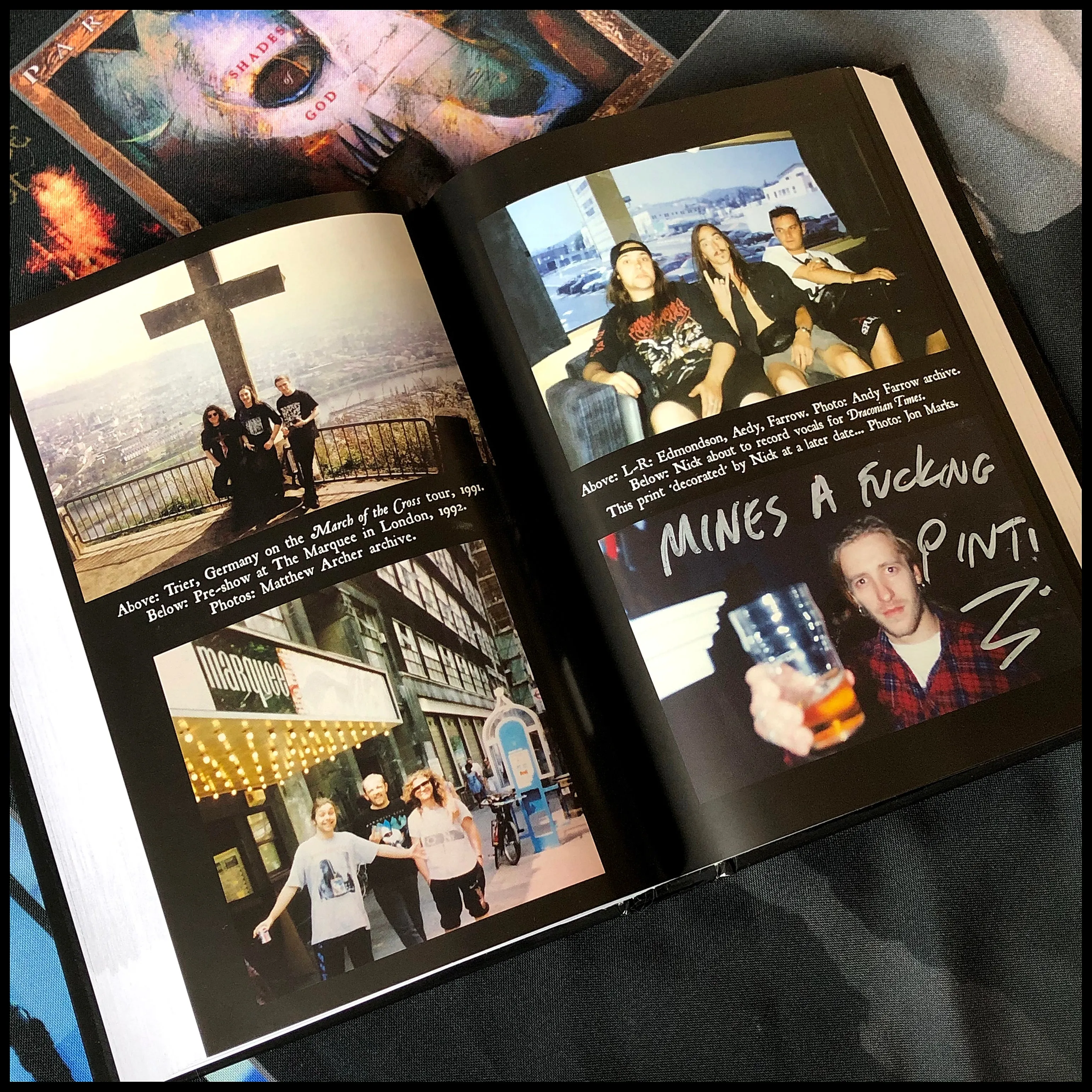 NO CELEBRATION: THE OFFICIAL STORY OF PARADISE LOST - EXTENDED EDITION hardback book