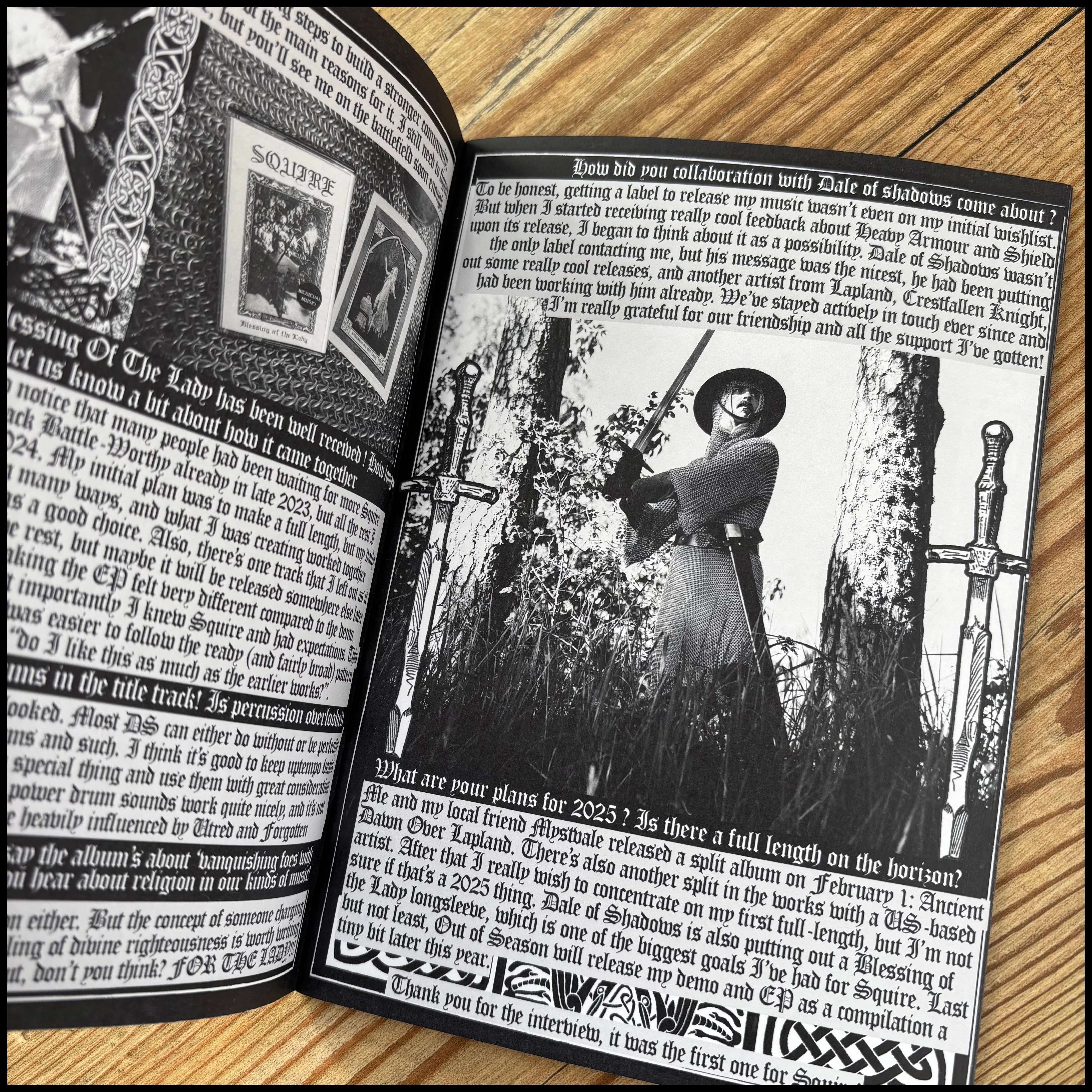 NOCTURNAL CURSE issue 10 (excellent black metal/dungeon synth fanzine from the UK)