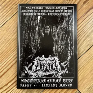 NOCTURNAL CURSE issue 7 (excellent black metal/dungeon synth fanzine from the UK)