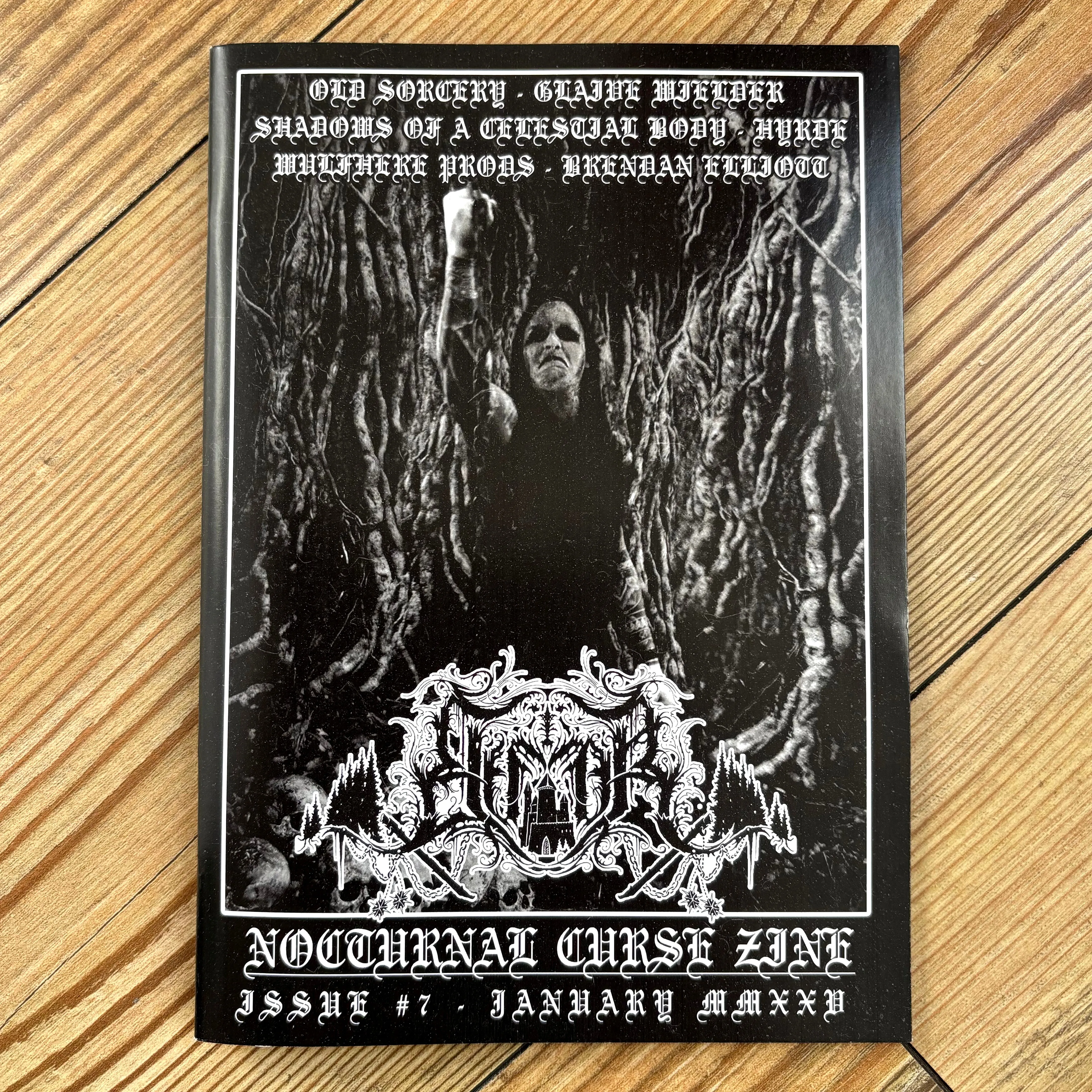 NOCTURNAL CURSE issue 7 (excellent black metal/dungeon synth fanzine from the UK)