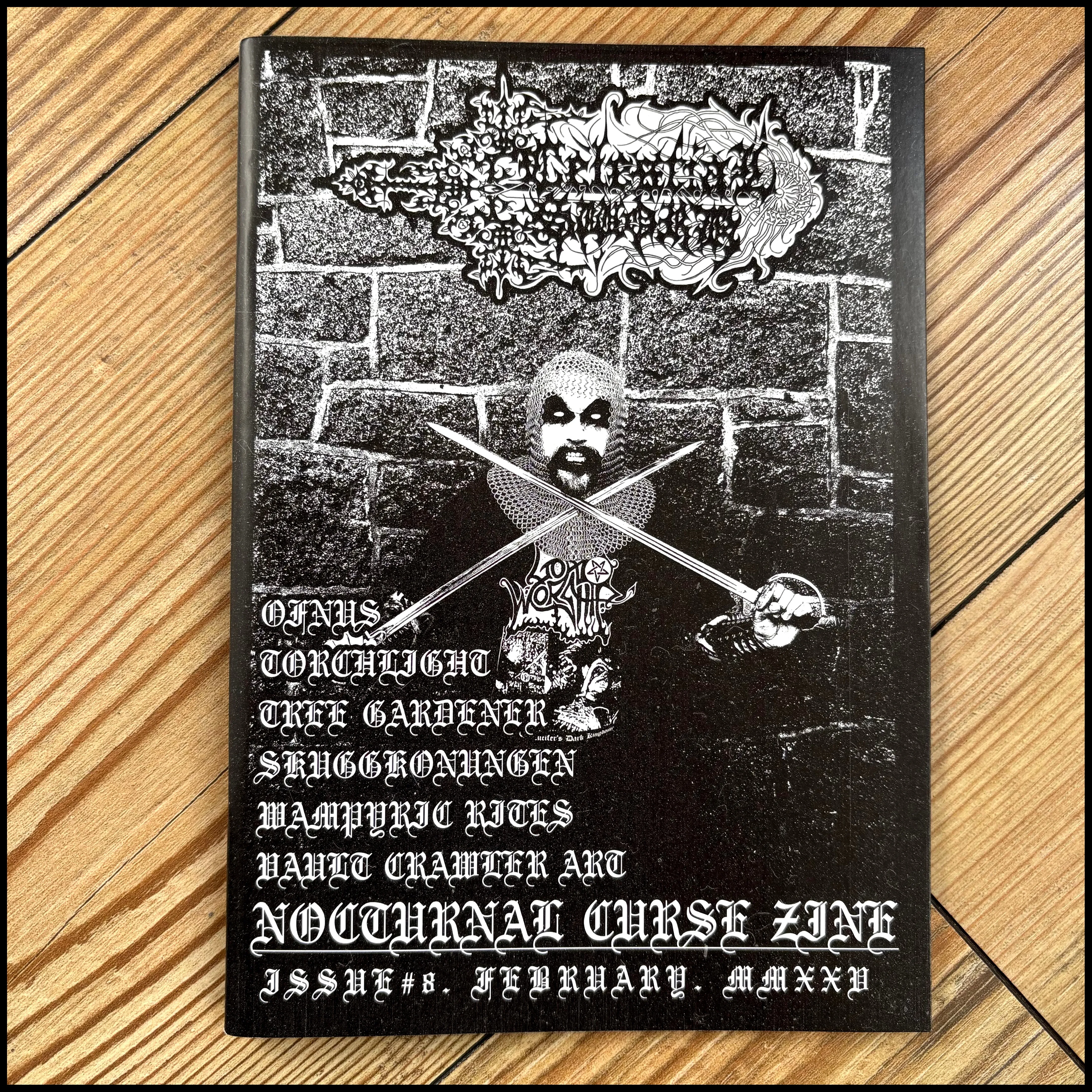 NOCTURNAL CURSE issue 8 (excellent black metal/dungeon synth fanzine from the UK)