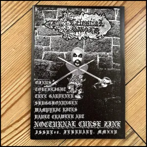 NOCTURNAL CURSE issue 8 (excellent black metal/dungeon synth fanzine from the UK)