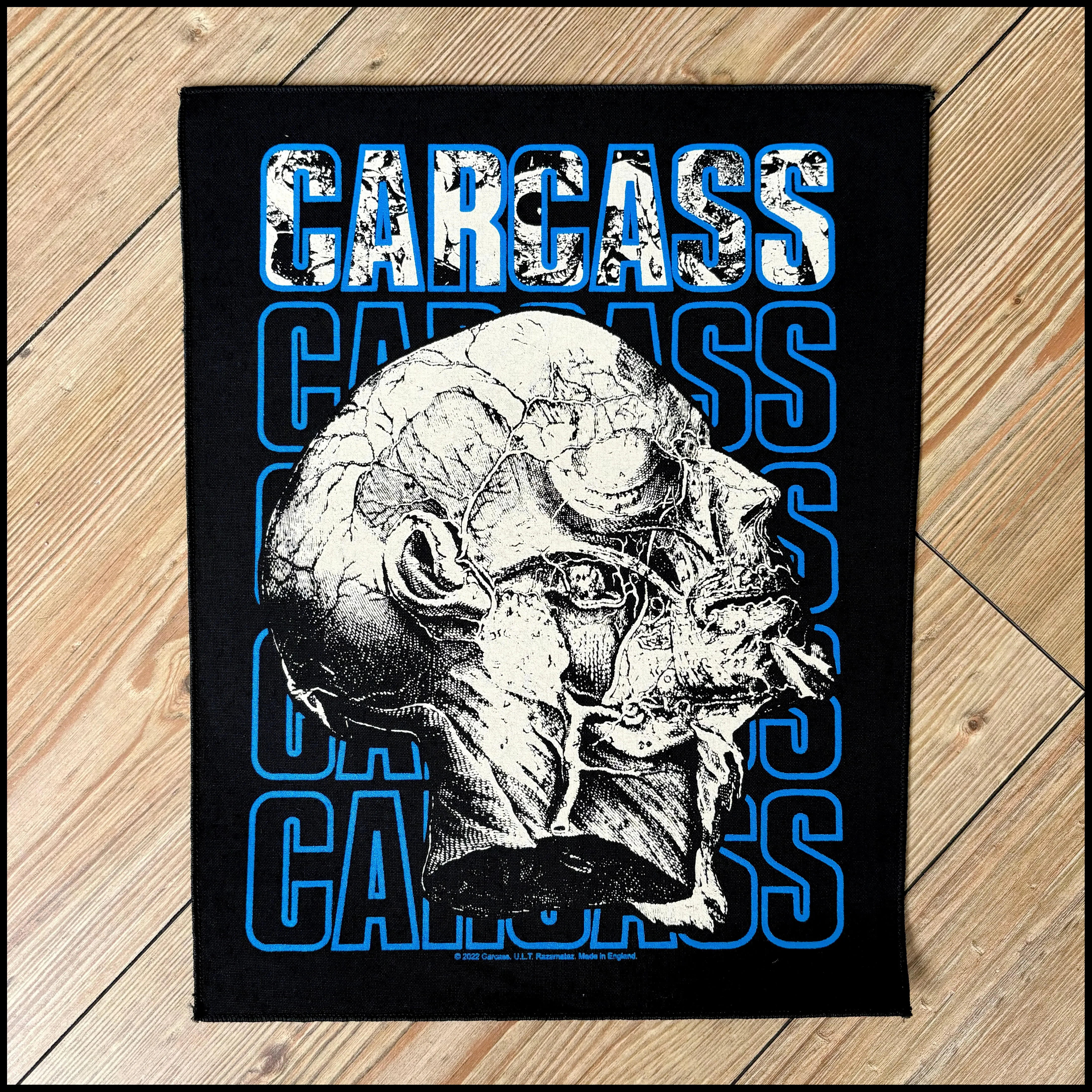 Official CARCASS: DEATH HEAD large back patch
