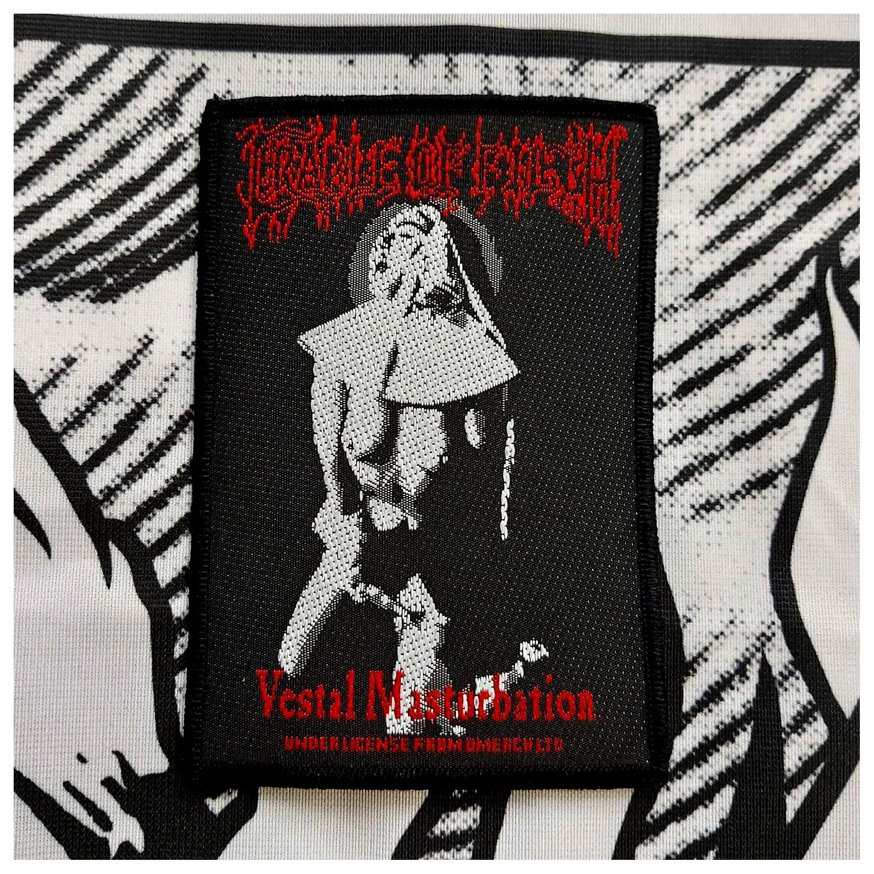Official CRADLE OF FILTH: VESTAL MASTURBATION patch