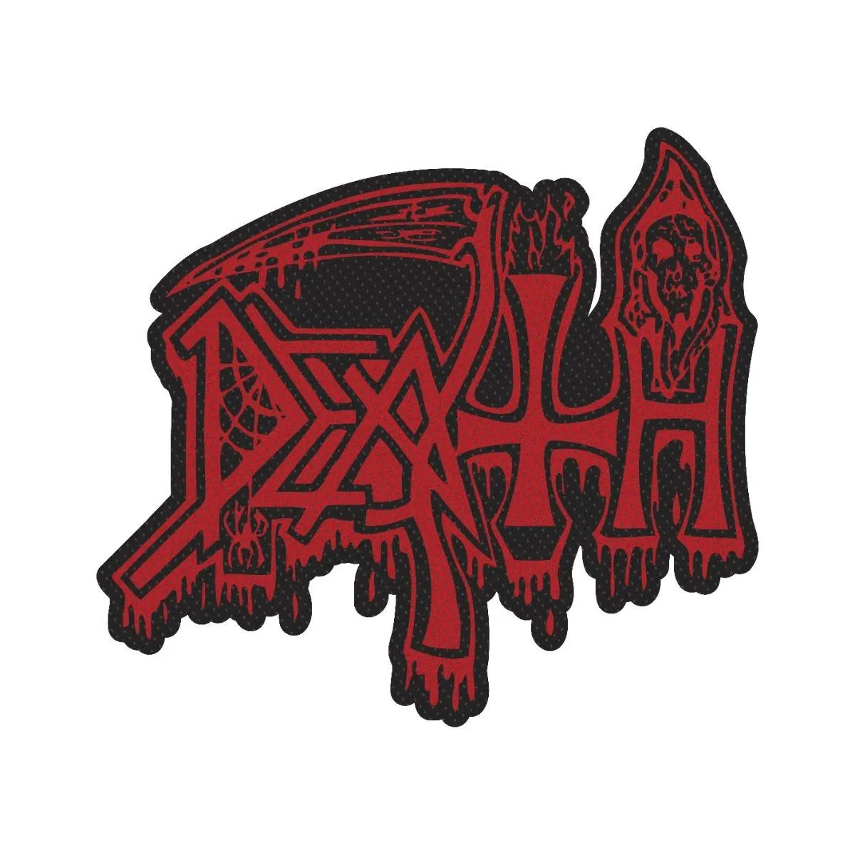 Official DEATH: LOGO 'CUT OUT' patch