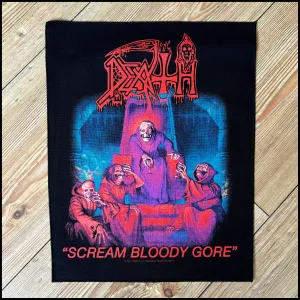 Official DEATH: SCREAM BLOODY GORE large back patch