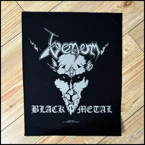 Official VENOM: BLACK METAL large back patch