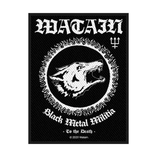 Official WATAIN: BLACK METAL MILITIA patch