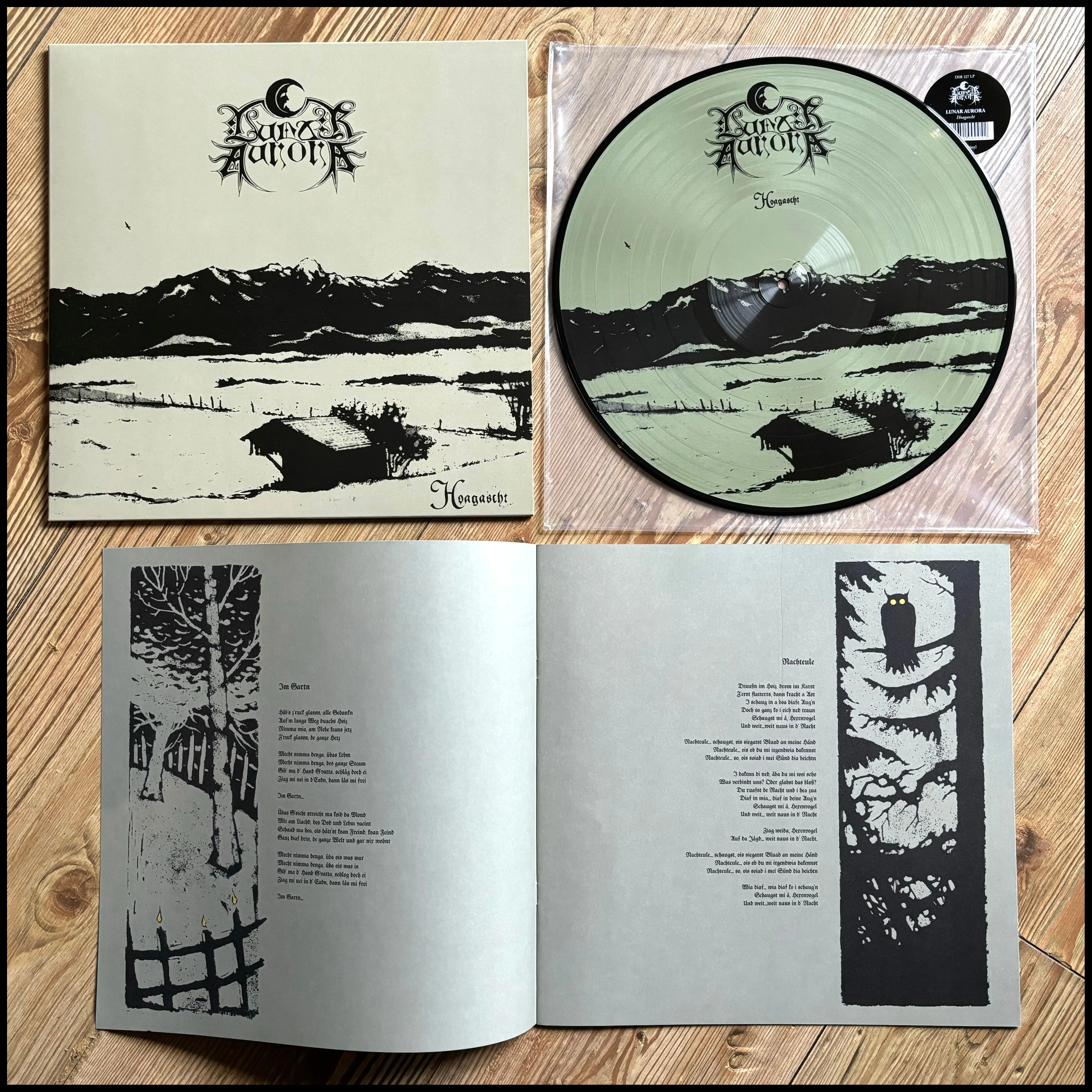Preorder [early May] LUNAR AURORA: Hoagascht LP (180g picture disc, large booklet, poster, download)
