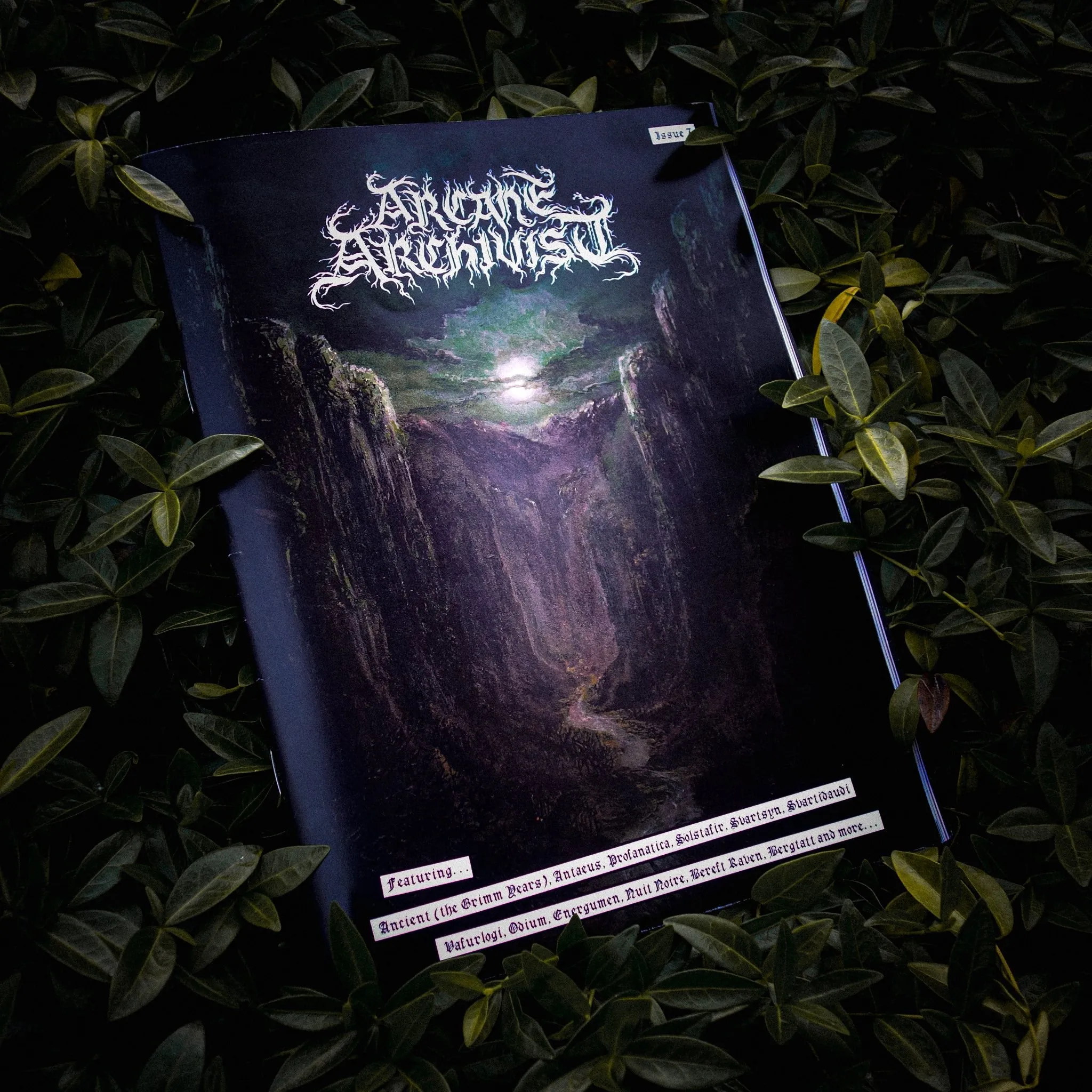 Preorder [June 2025] ARCANE ARCHIVIST fanzine issue 7 (cult old school black metal zine feat Profanatica, Odium, Ancient, Antaeus...)