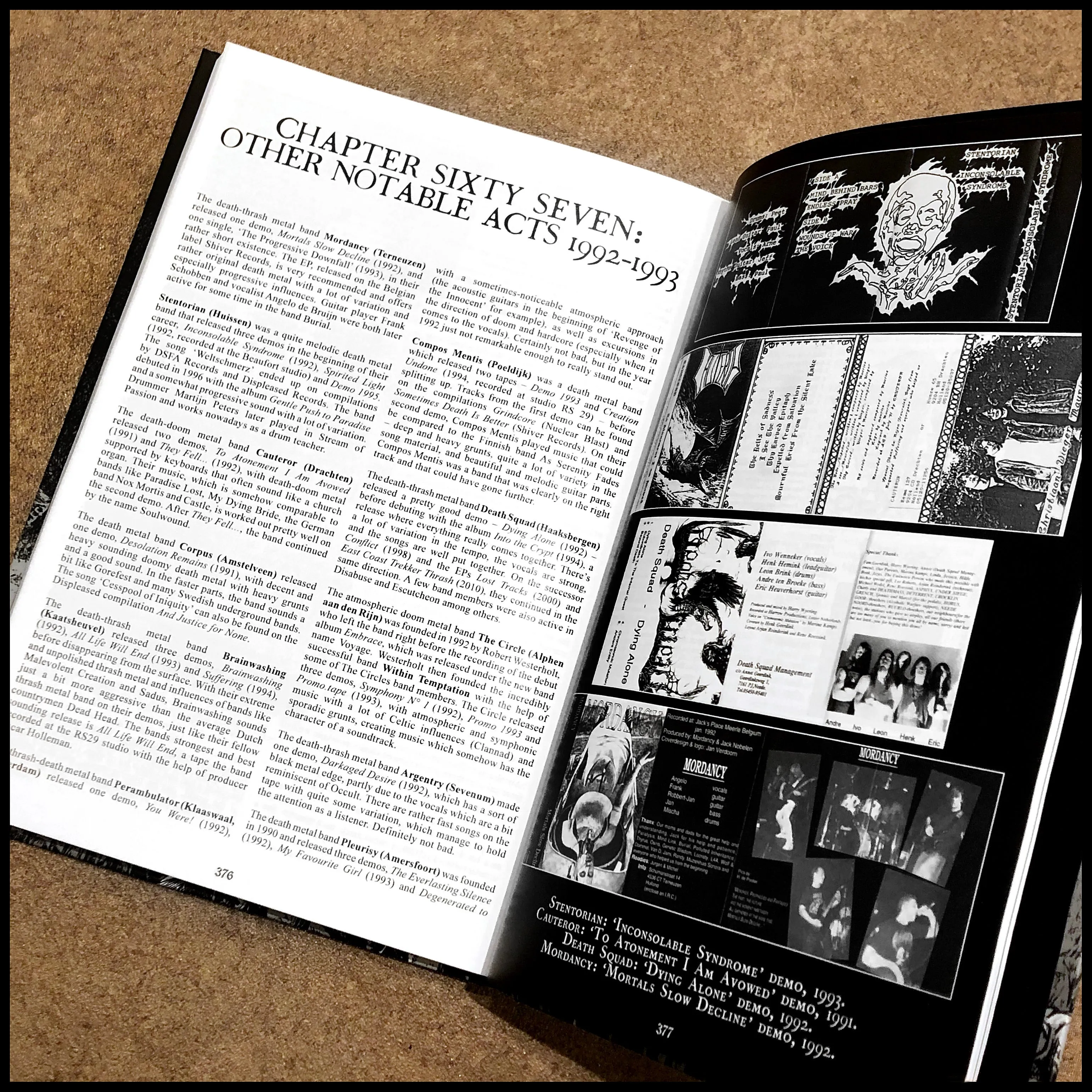 Preorder [June 2025] STREAMS OF ANCIENT WISDOM: THE HISTORY OF DUTCH DEATH & EXTREME METAL hardback book *last print run for the foreseeable*