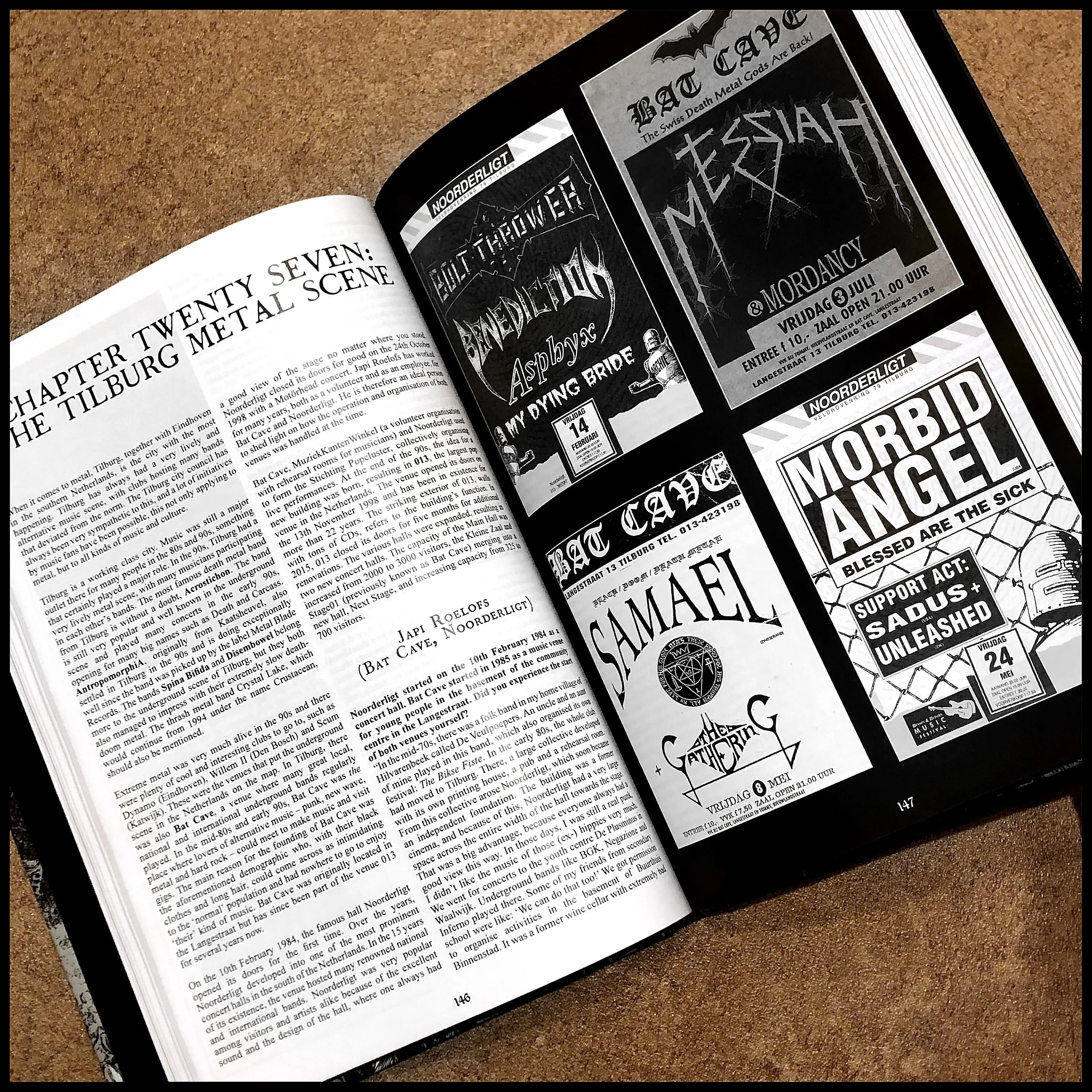 Preorder [June 2025] STREAMS OF ANCIENT WISDOM: THE HISTORY OF DUTCH DEATH & EXTREME METAL hardback book *last print run for the foreseeable*