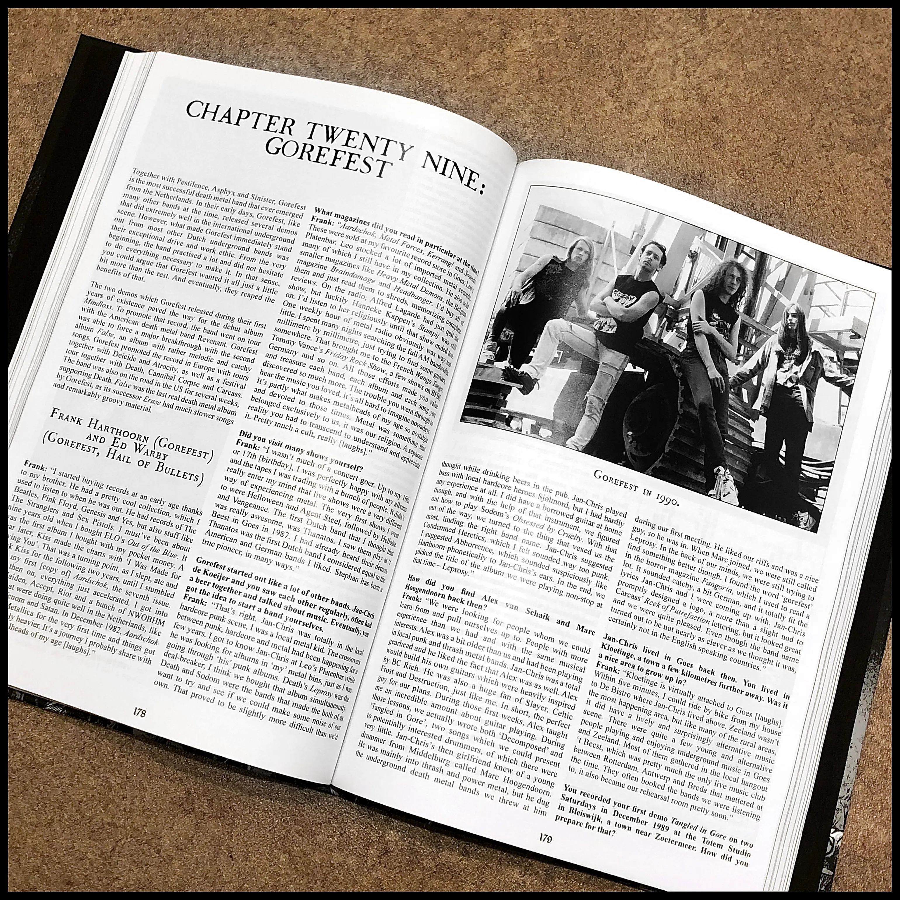 Preorder [June 2025] STREAMS OF ANCIENT WISDOM: THE HISTORY OF DUTCH DEATH & EXTREME METAL hardback book *last print run for the foreseeable*