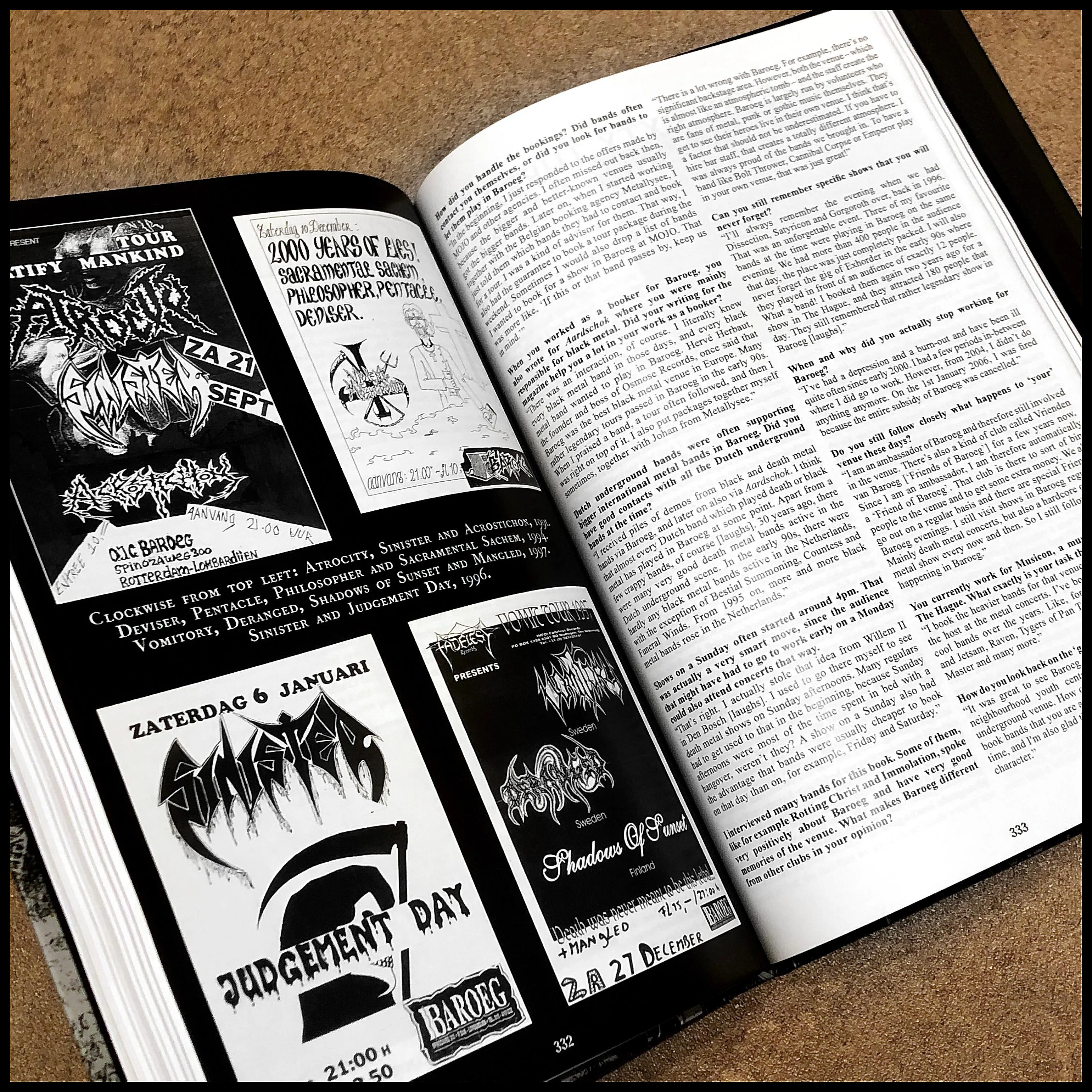 Preorder [June 2025] STREAMS OF ANCIENT WISDOM: THE HISTORY OF DUTCH DEATH & EXTREME METAL hardback book *last print run for the foreseeable*