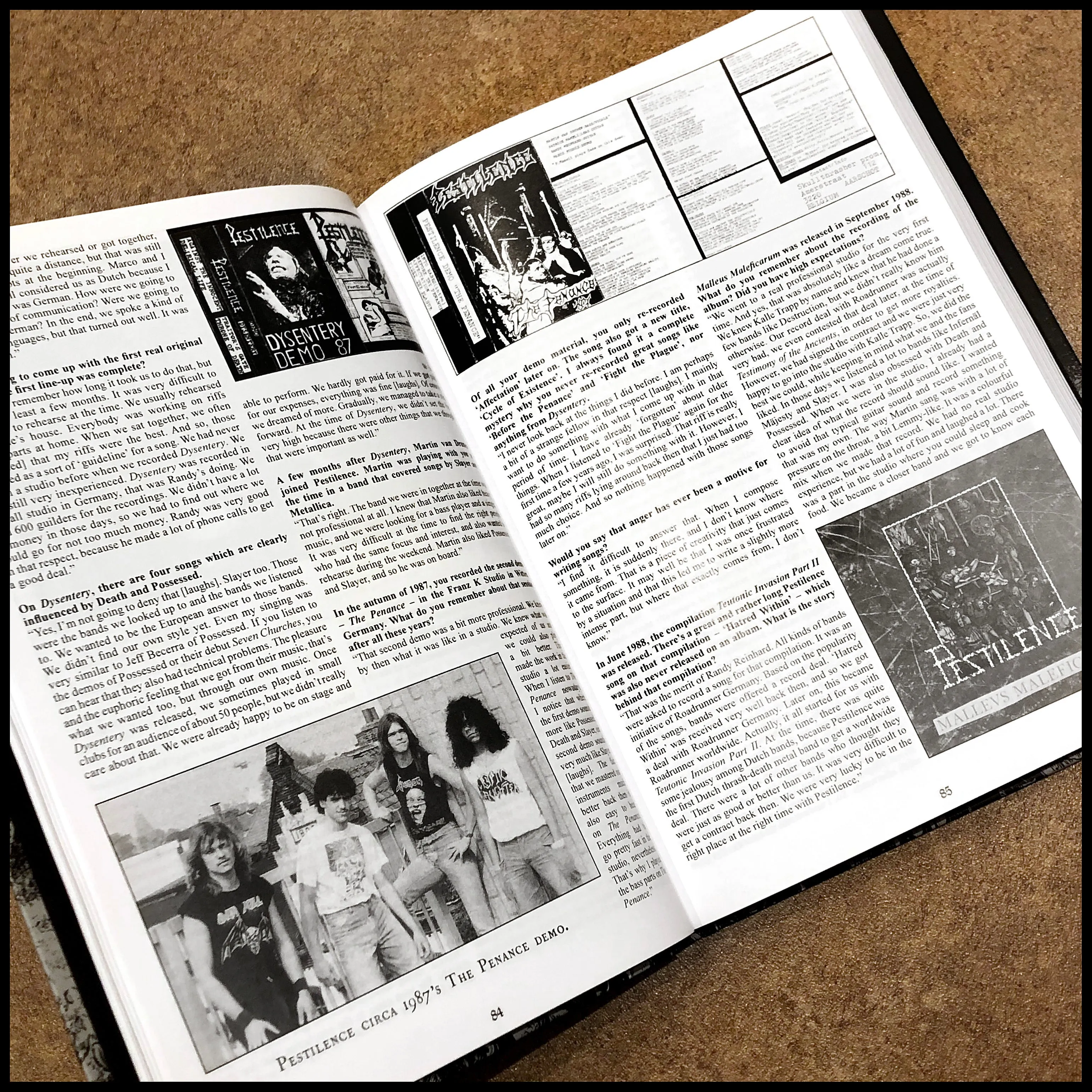 Preorder [June 2025] STREAMS OF ANCIENT WISDOM: THE HISTORY OF DUTCH DEATH & EXTREME METAL hardback book *last print run for the foreseeable*