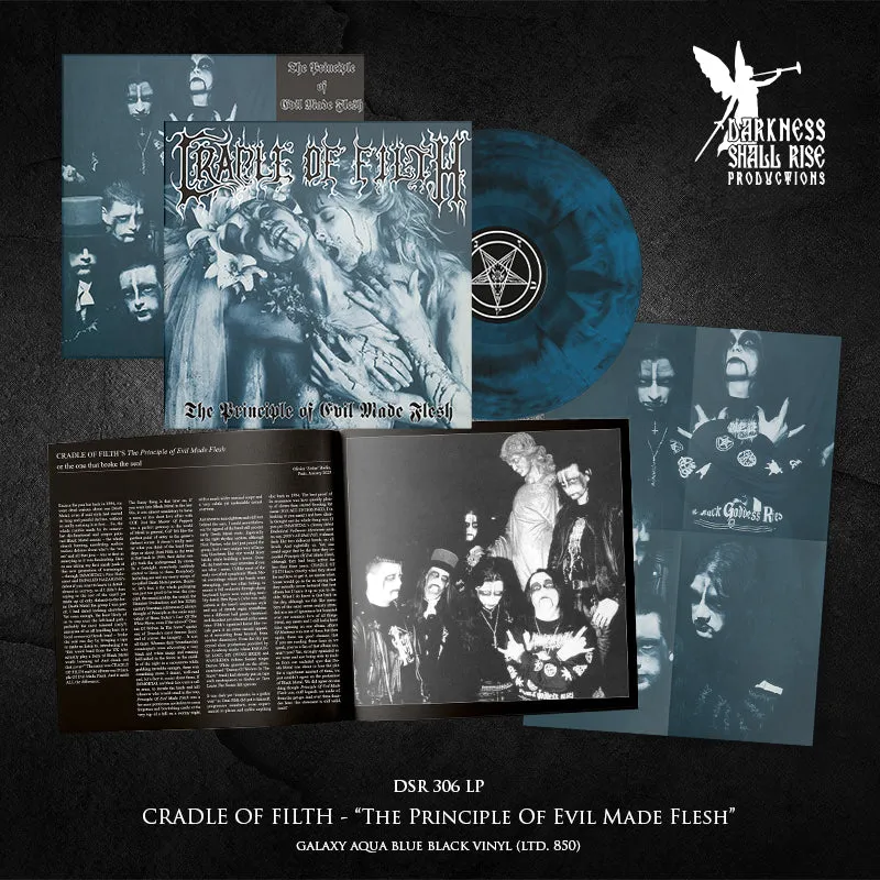 Preorder [late July 2025] CRADLE OF FILTH: The Principle Of Evil Made Flesh LP (black or colour vinyl, remaster, download, limited)