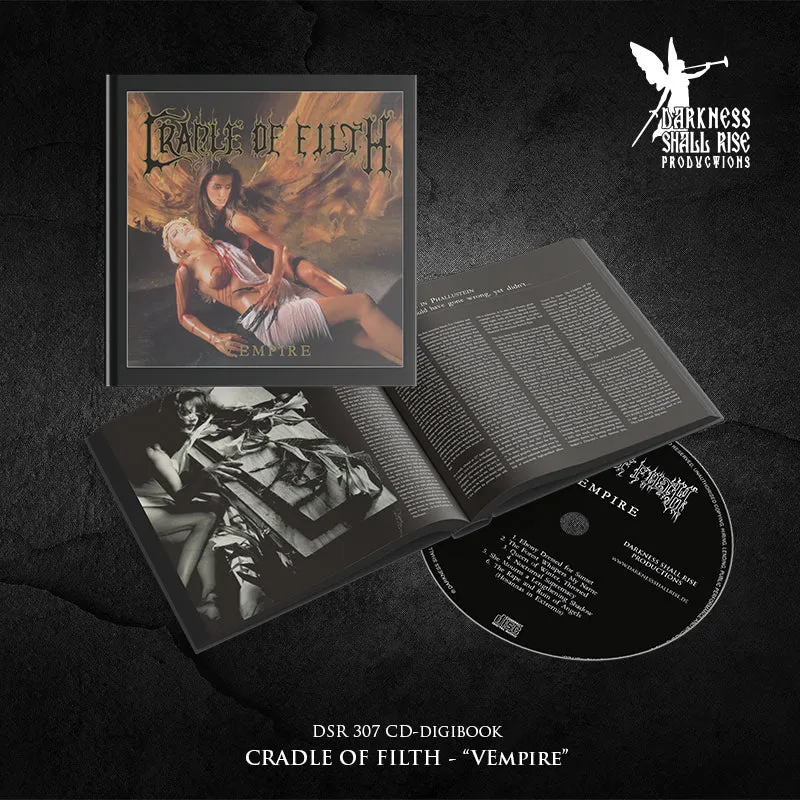 Preorder [late July 2025] CRADLE OF FILTH: Vempire CD hardcover digibook (24 page, remastered)