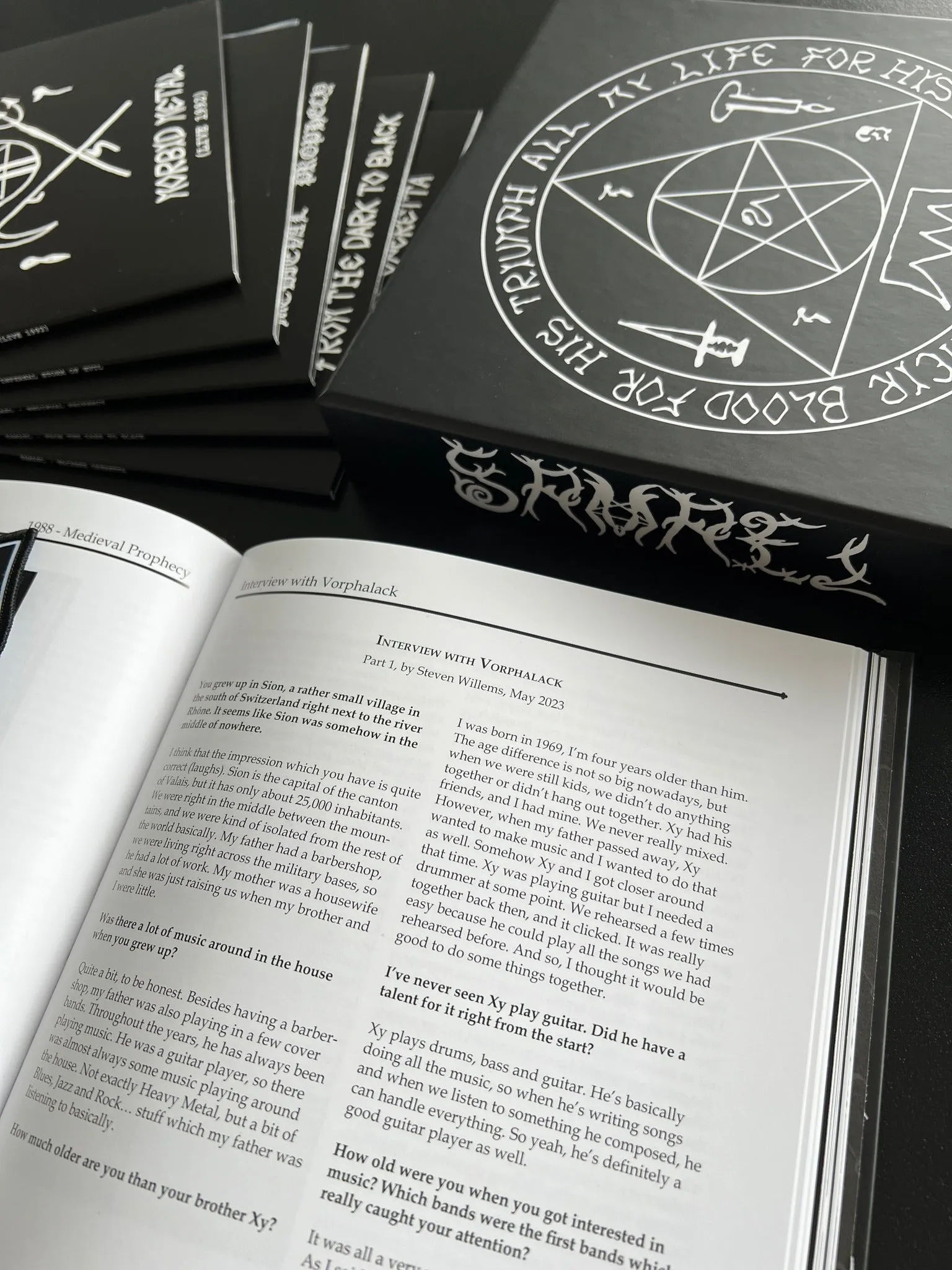 Preorder [late May] SAMAEL: Morbid Metal EP Boxset (5 x black vinyl plus hardback book and patch)