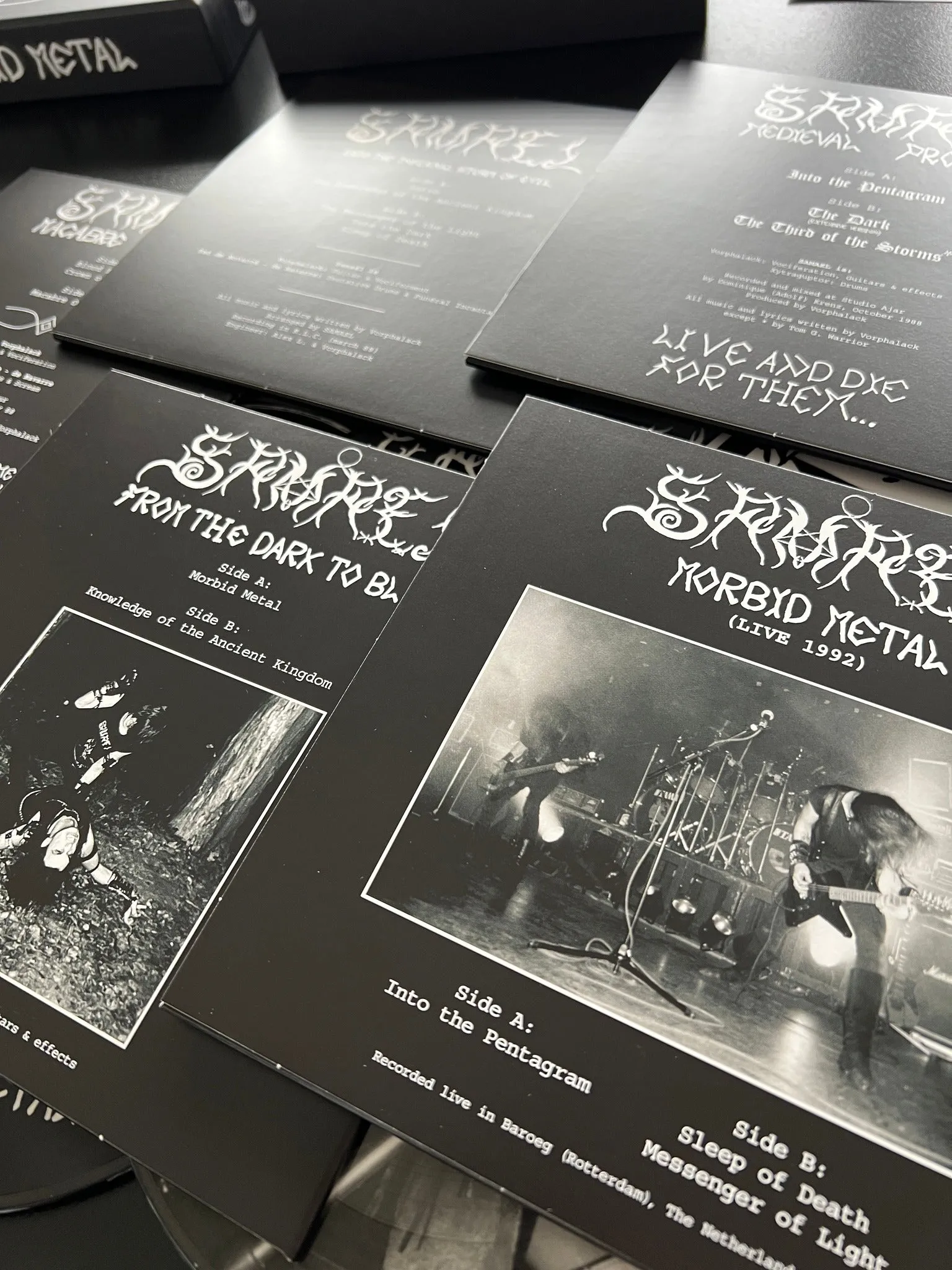 Preorder [late May] SAMAEL: Morbid Metal EP Boxset (5 x black vinyl plus hardback book and patch)