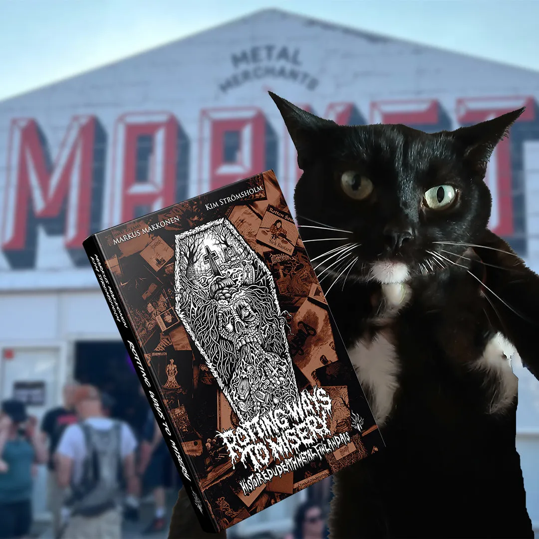 ROTTING WAYS TO MISERY: THE HISTORY OF FINNISH DEATH METAL hardback book ***FRENCH EDITION***