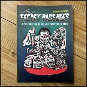 SECRET PASSAGES issue 1 (An old school RPG and oldhammer magazine, limited)