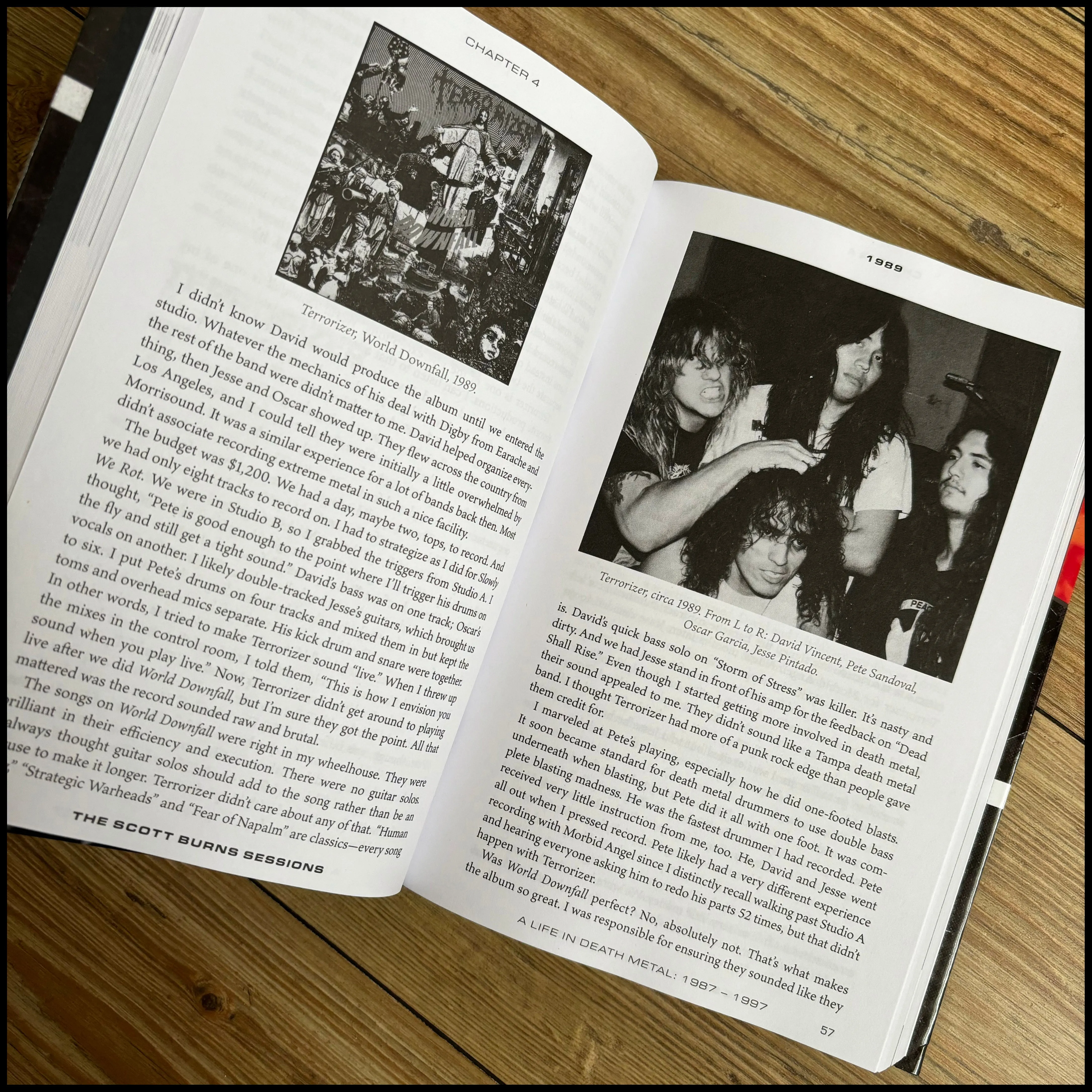 THE SCOTT BURNS SESSIONS: A LIFE IN DEATH METAL 1987 – 1997 hardback (last copies)