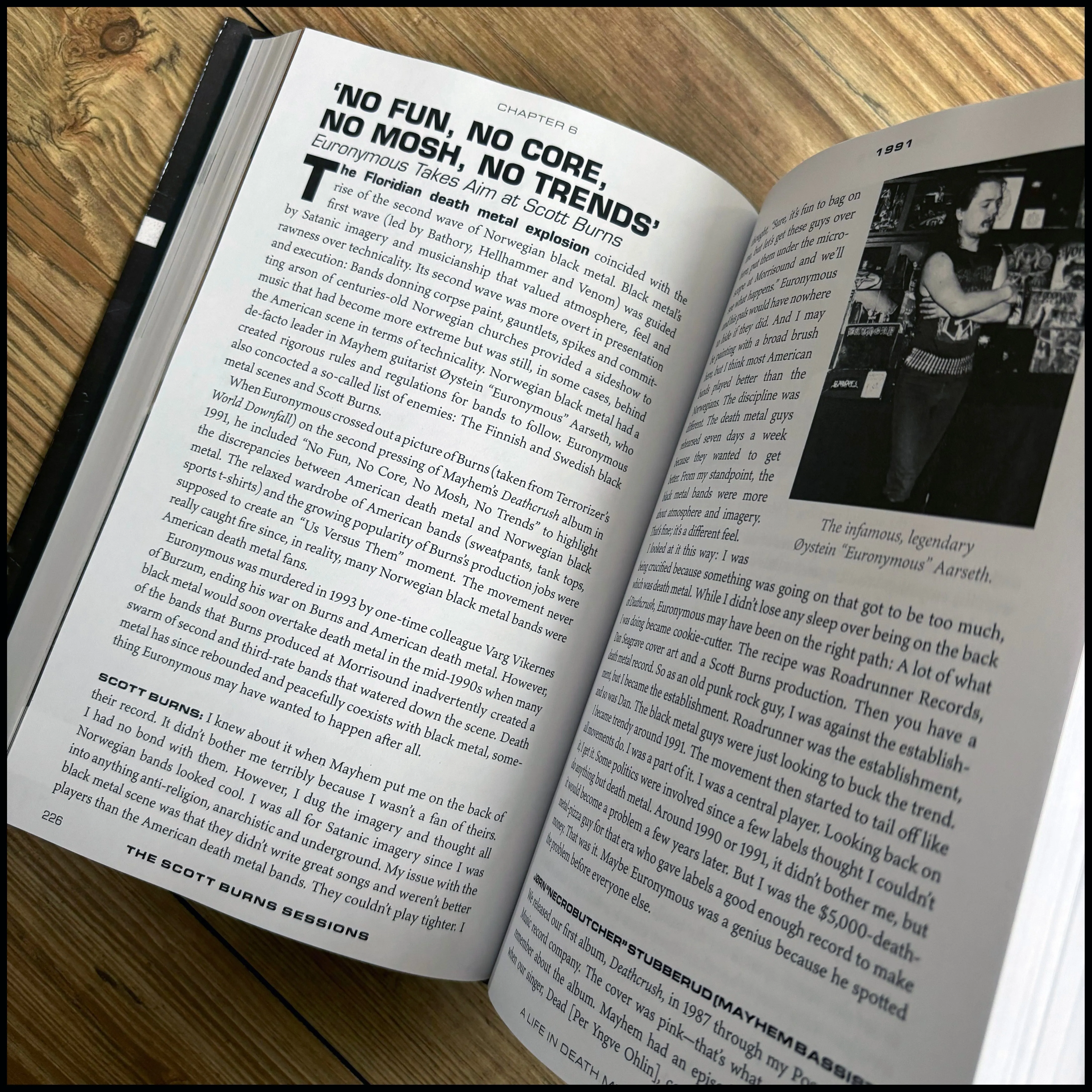 THE SCOTT BURNS SESSIONS: A LIFE IN DEATH METAL 1987 – 1997 hardback (last copies)