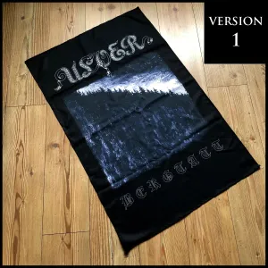 ULVER: Bergtatt large flag / textile poster (version 1, 'Outline text')