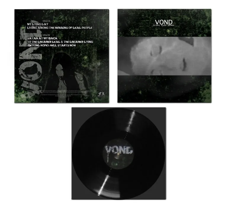 VOND: Green Eyed Demon LP  (black vinyl, Mortiis 90s project)